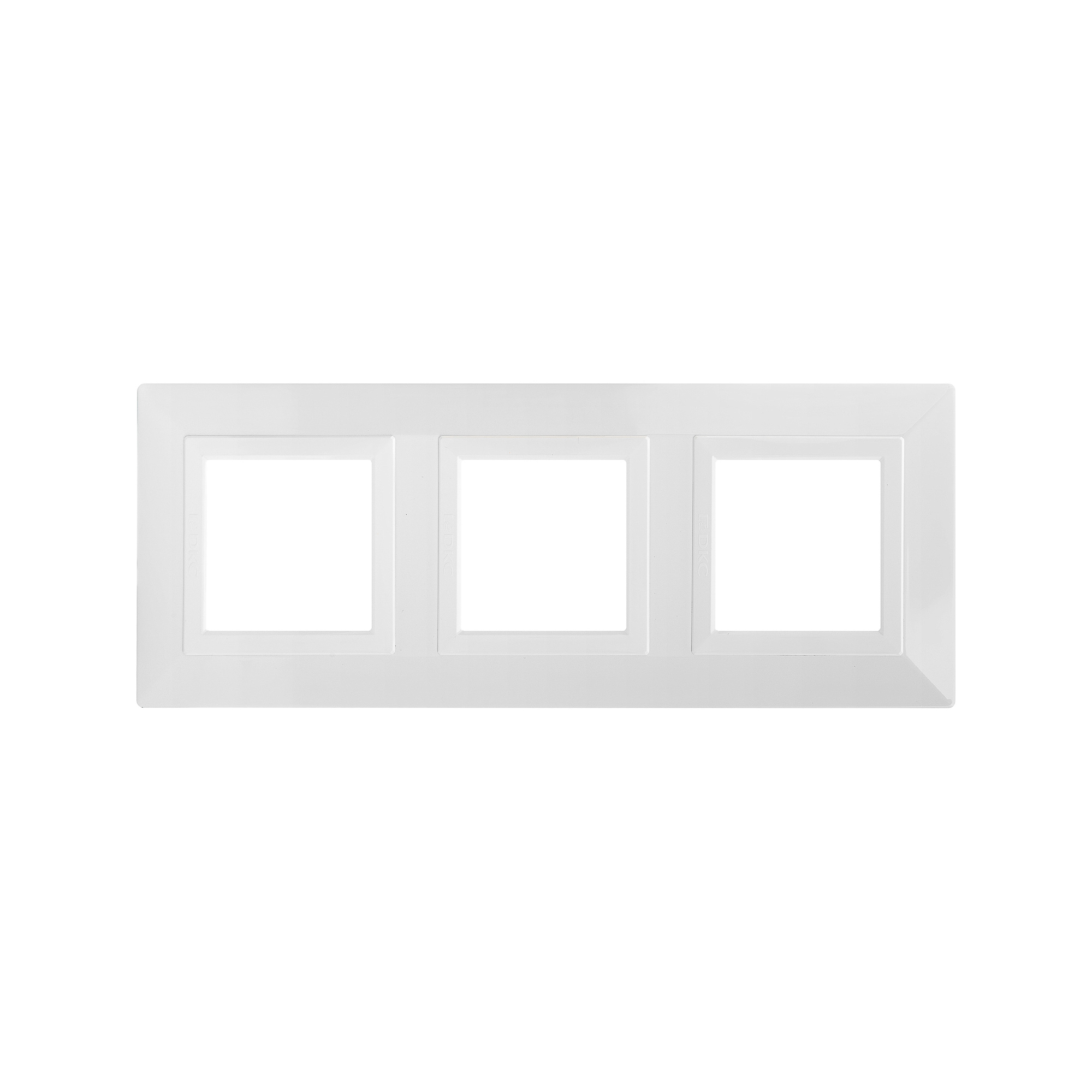 Рамка из металла, "Avanti", белая, 3 поста (6 мод.)