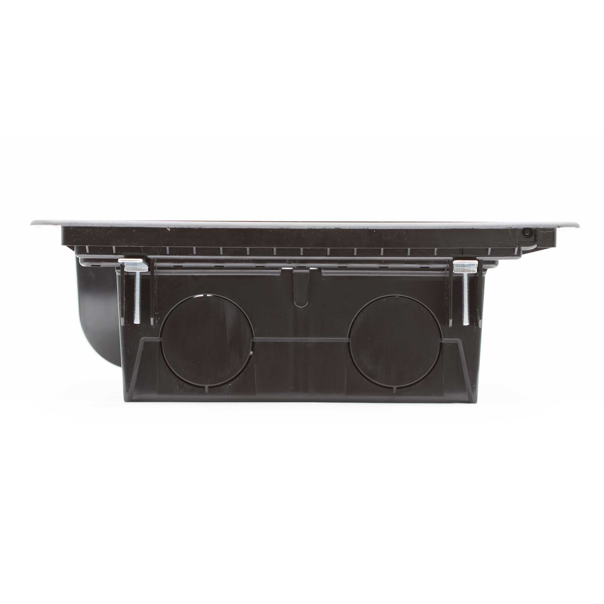 Лючок напольный 12 мод, черный RAL 9005