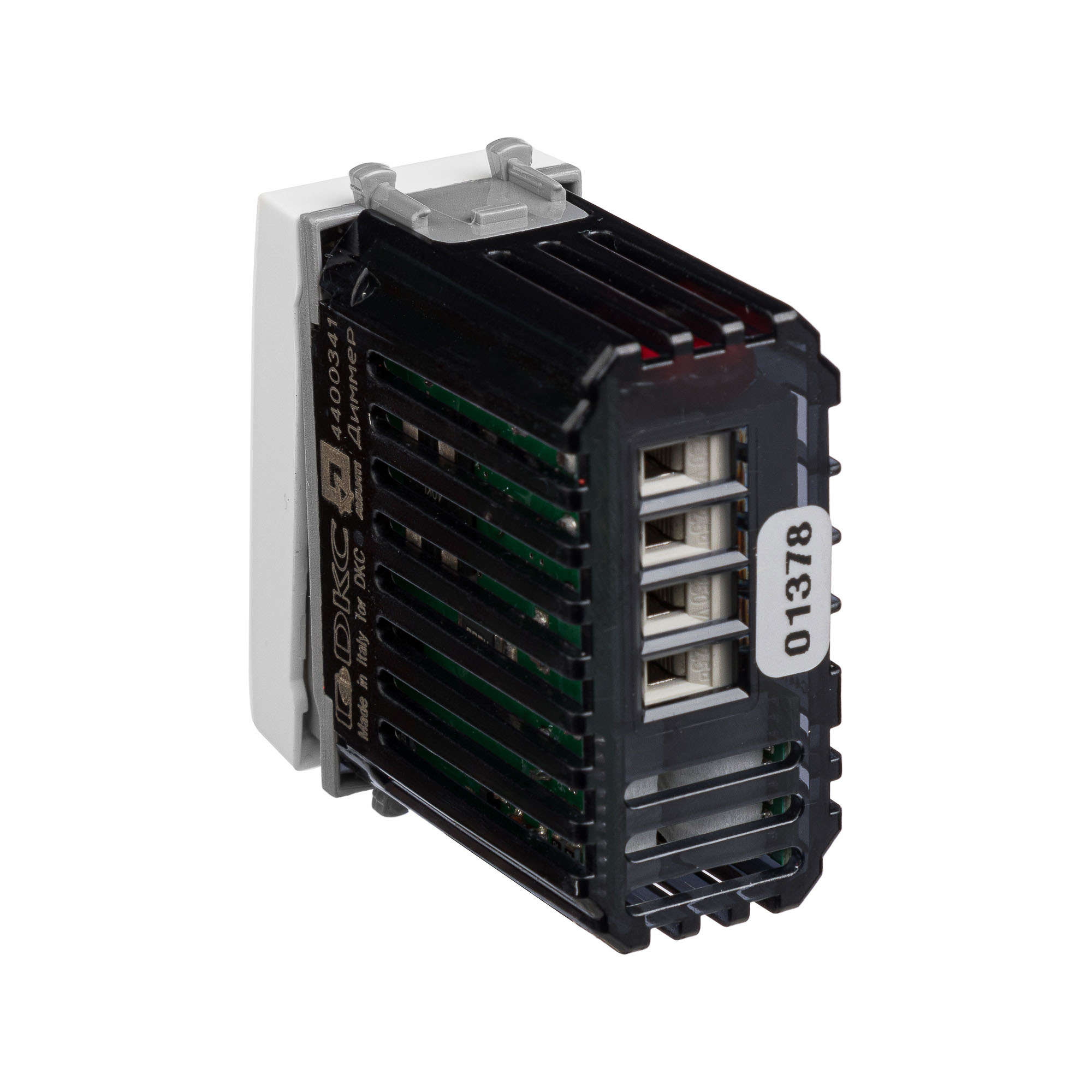 Диммер кнопочный модульный для LED ламп, "Avanti", "Белое облако", 1 модуль