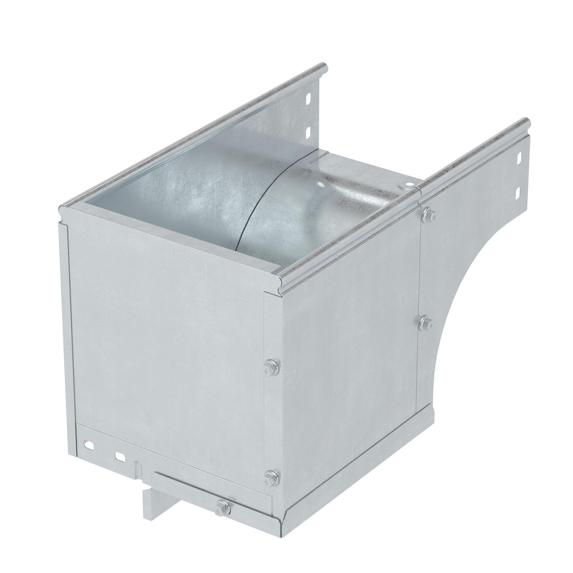 Угол  вертикальный  внешний CDSD 90  осн.400 H100 в комплекте с крепежными элементами и соединительными пластинами