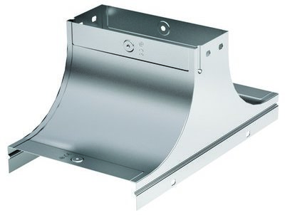 Крышка-ответвитель TS осн.200 H100 в комплекте с крепежными элементами и соединительными пластинами, необходимыми для монтажа, горячеоцинкованная