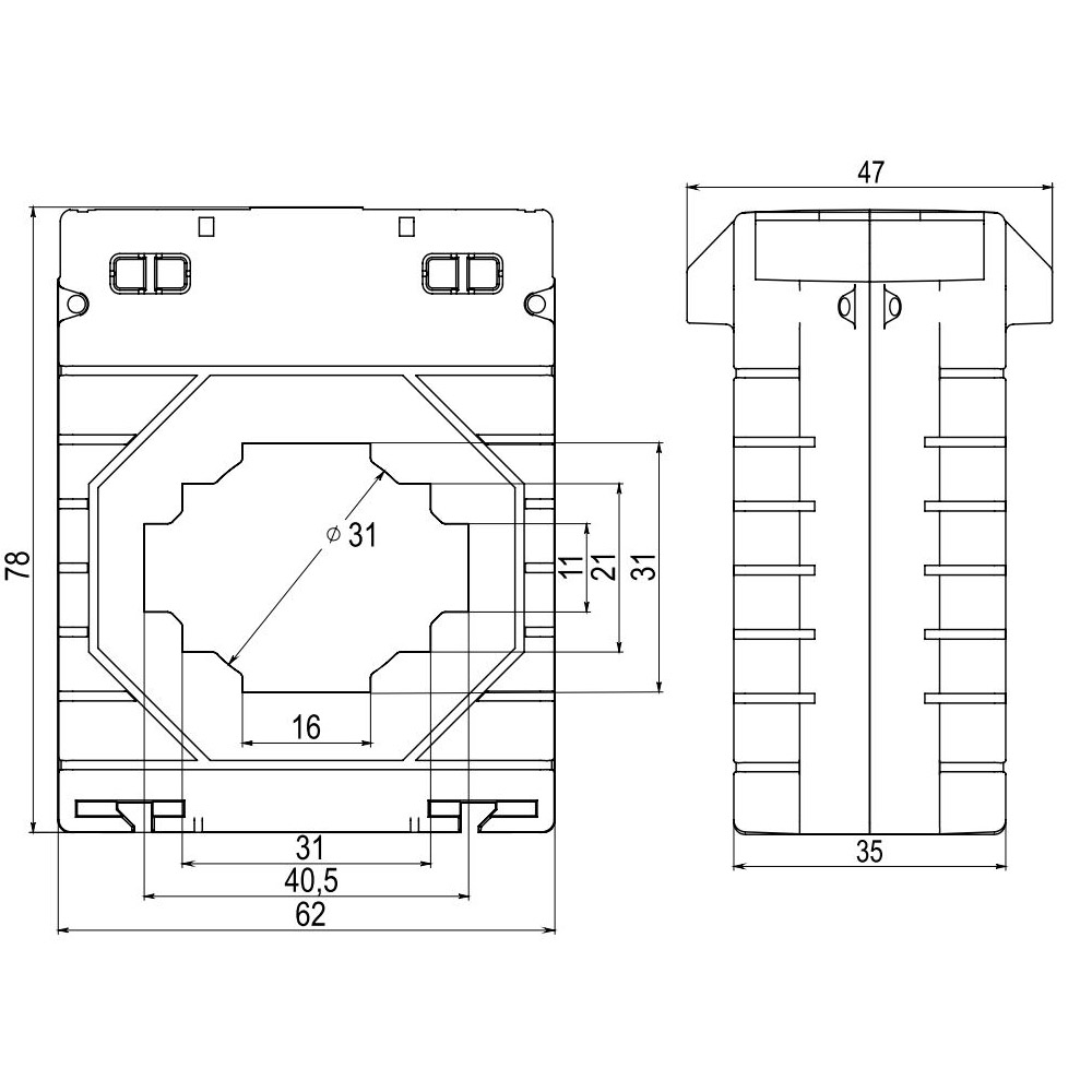 Чертеж CT40-250-0.2S-1