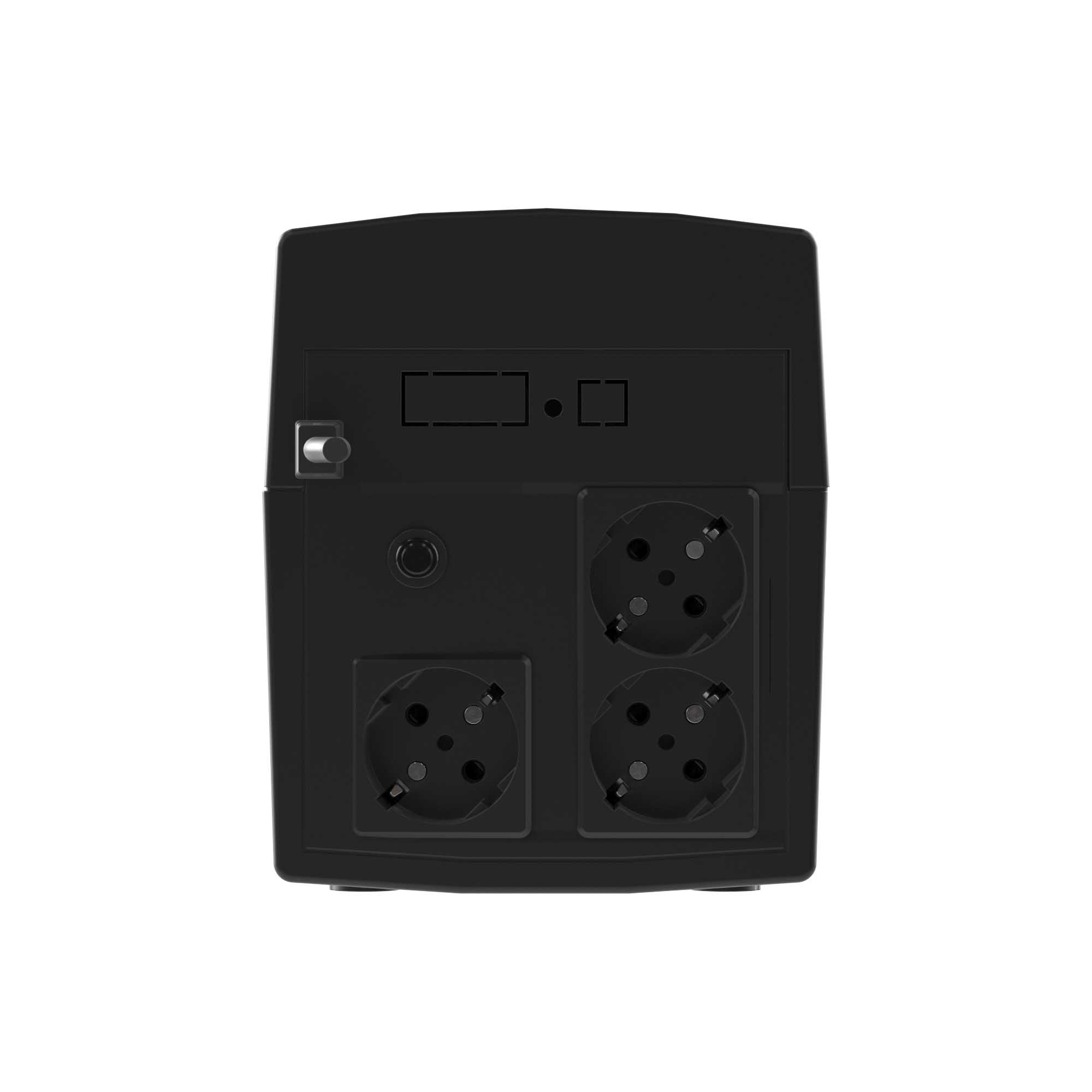 Линейно-интерактивный ИБП ДКС серии Info, 1200 ВА/720 Вт, 1/1, 3xSchuko,2x7Aч