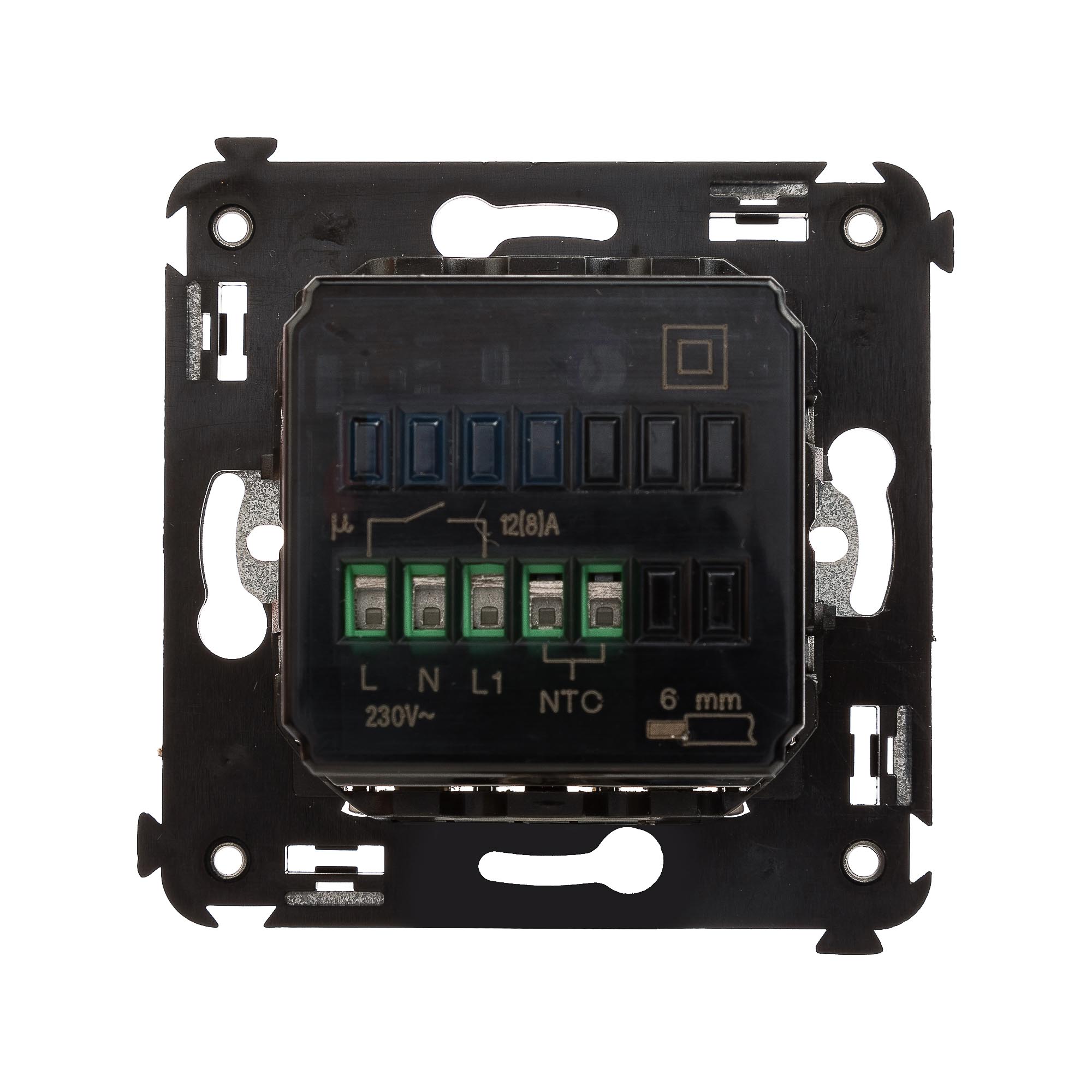 Термостат для теплых полов в стену, "Avanti", "Ванильная дымка"