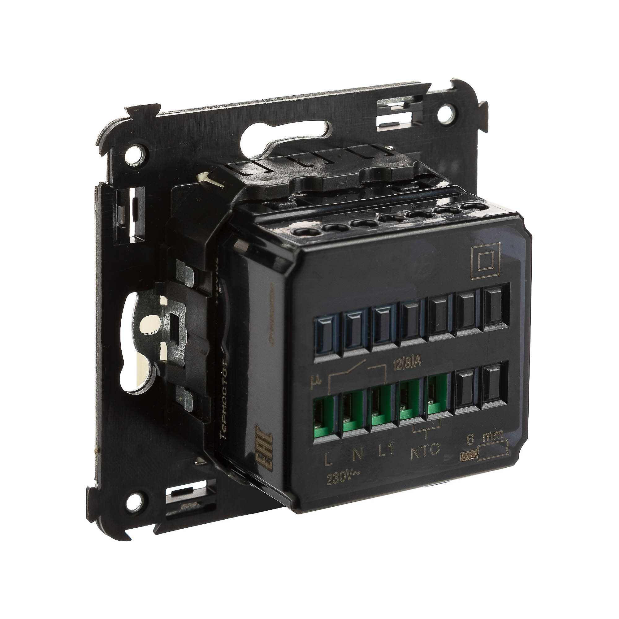 Термостат для теплых полов в стену, "Avanti", "Ванильная дымка"