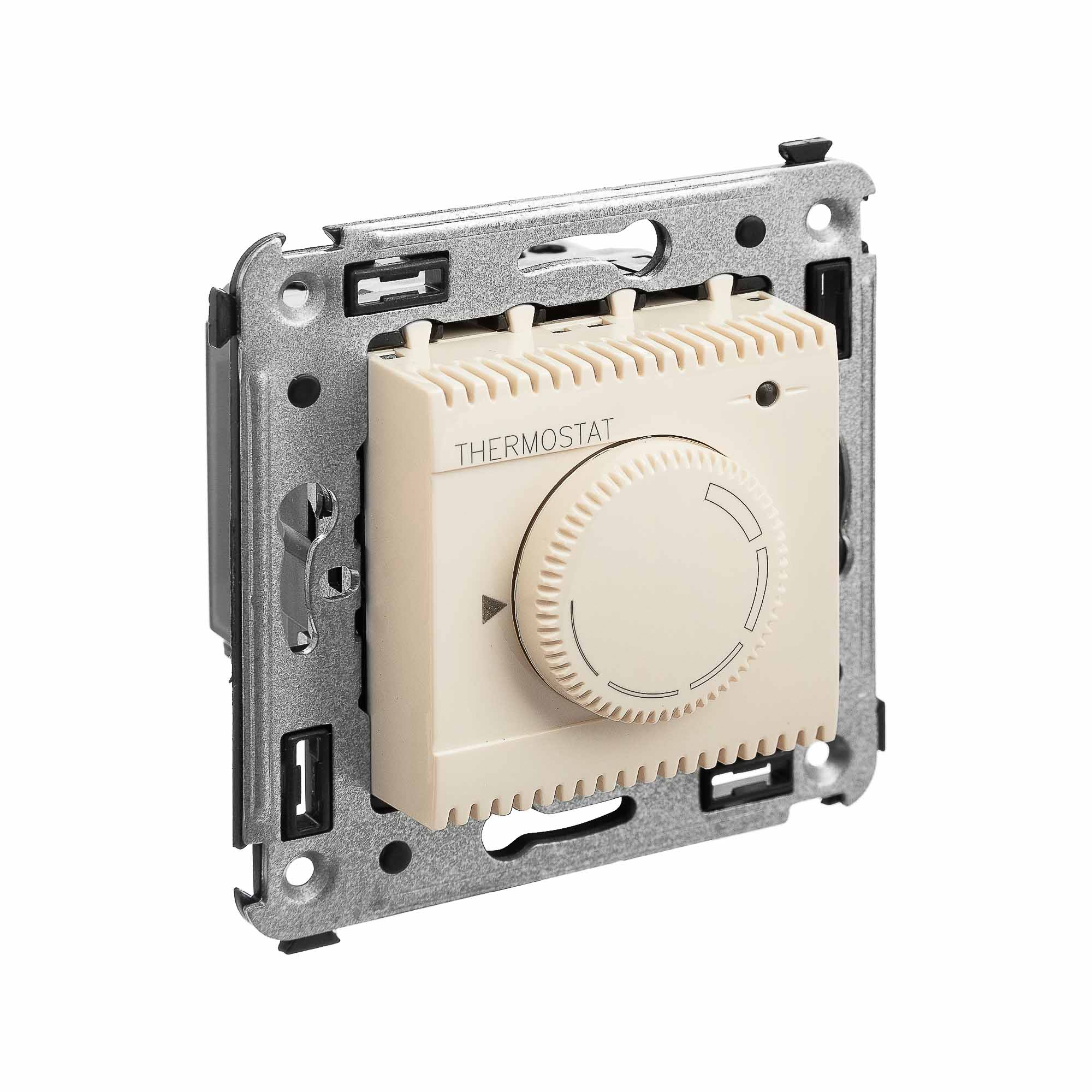 Термостат для теплых полов в стену, "Avanti", "Ванильная дымка"