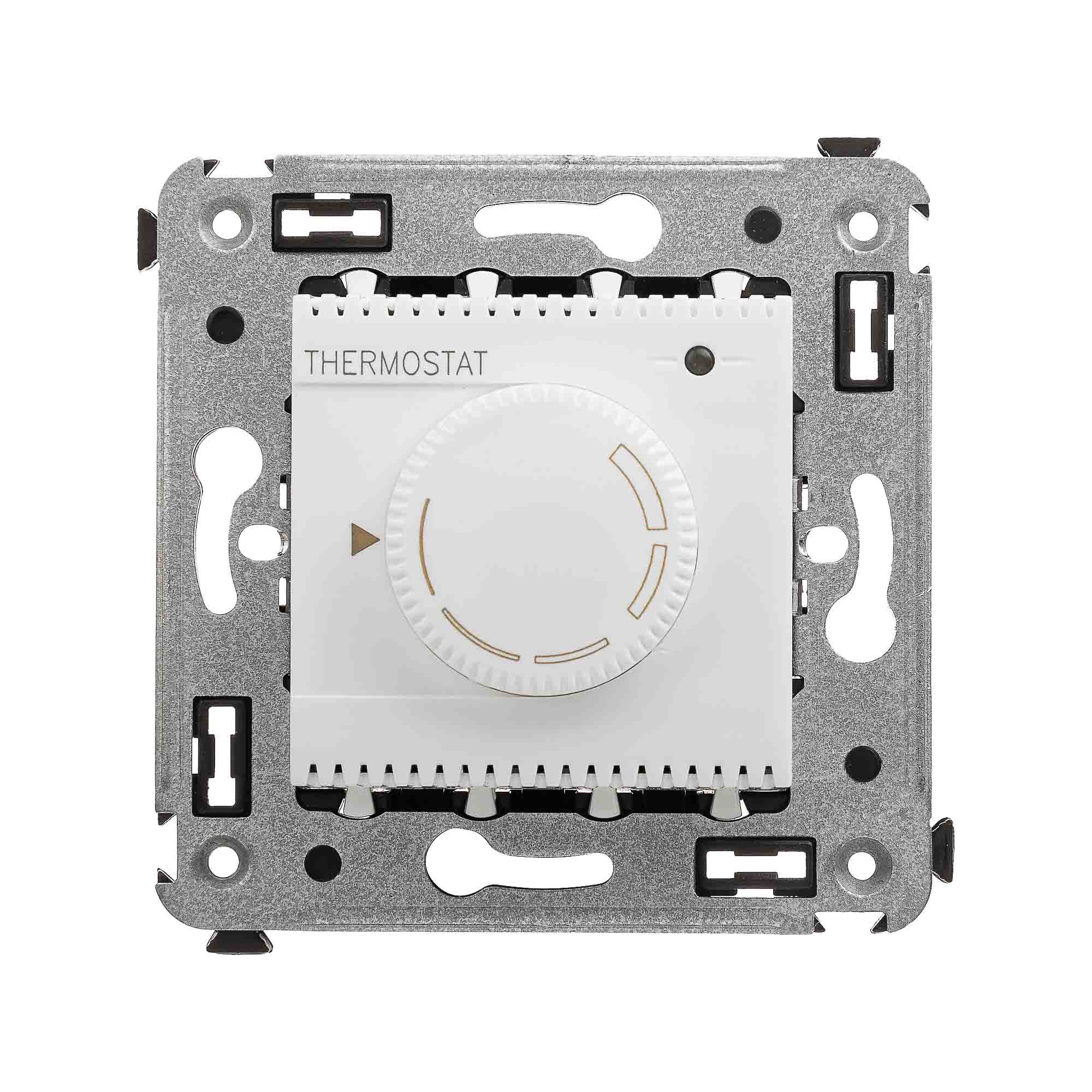 Термостат для теплых полов в стену, "Avanti", "Белое облако"