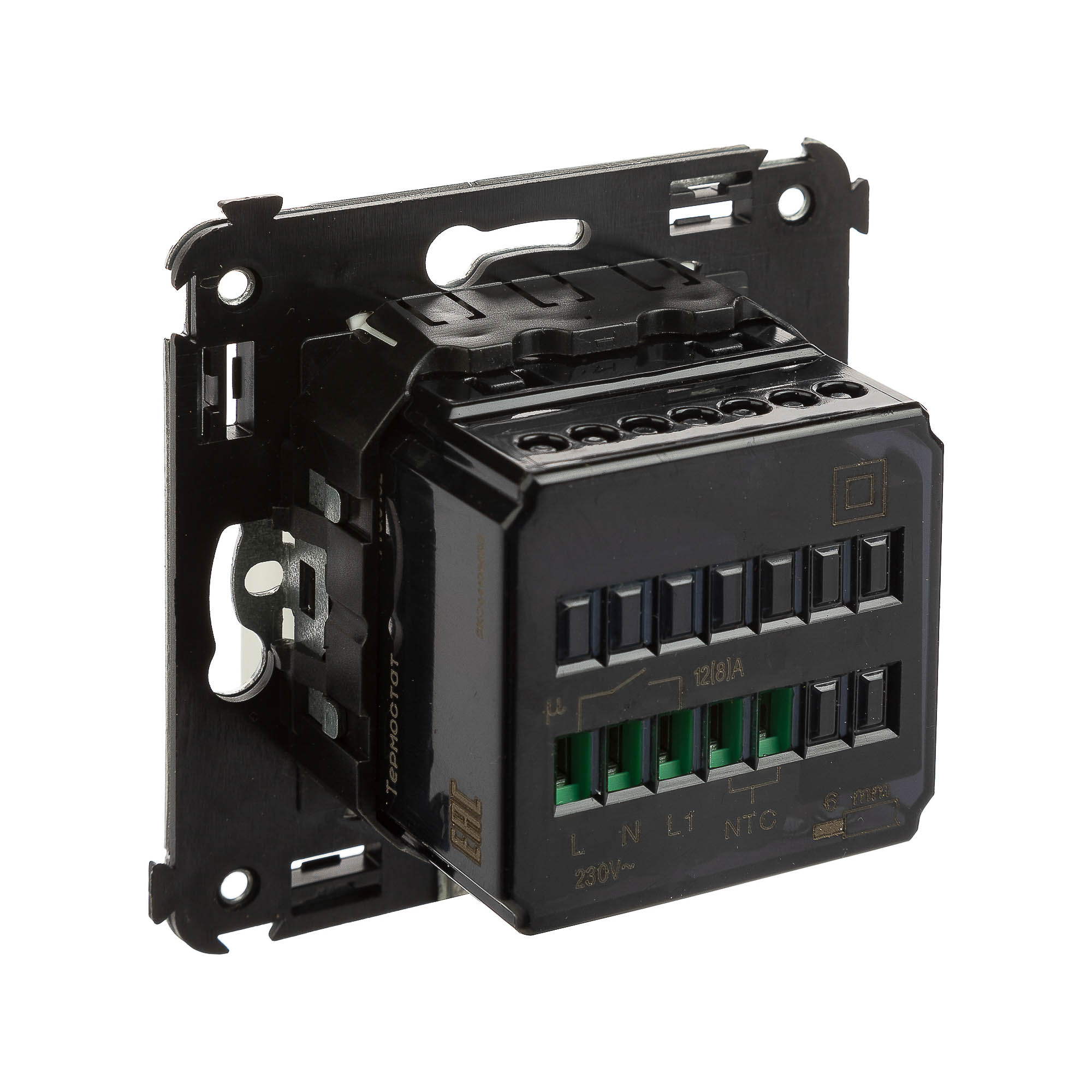 Термостат для теплых полов в стену, "Avanti", "Белое облако"