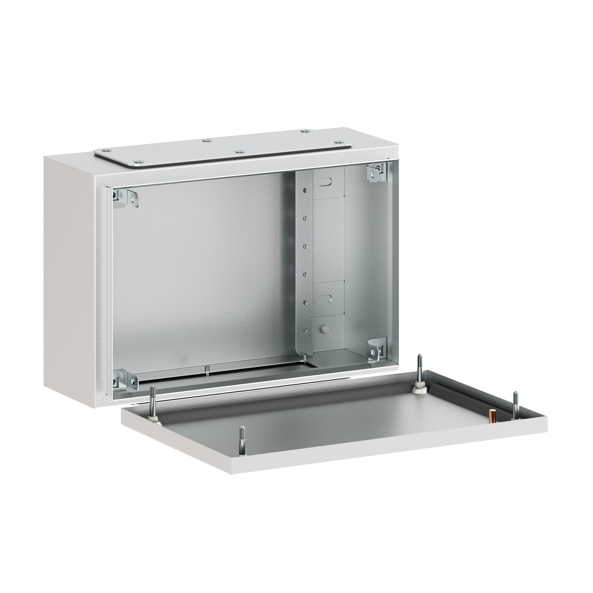 Корпус клеммный металлический SDE ВxШxГ 300x200x120 мм с фланцами, IP66