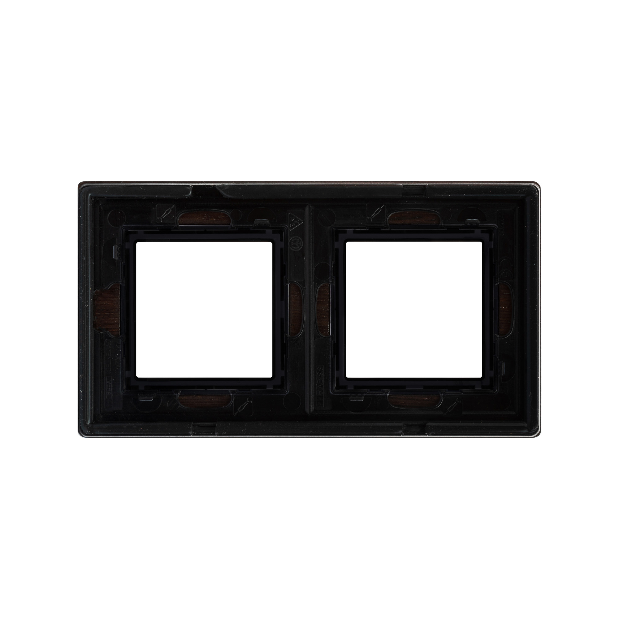 Рамка из натурального дерева, "Avanti", венге, 2 поста (4 мод.)