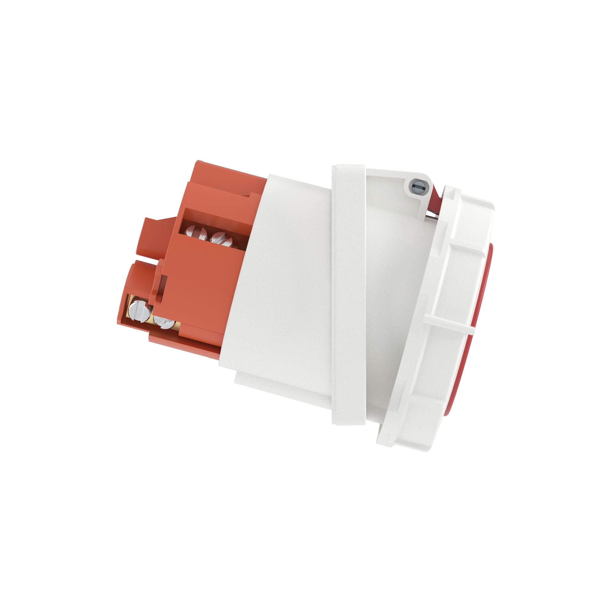 Розетка панельная с наклоном PAS IP67 125A 3P+E 400В