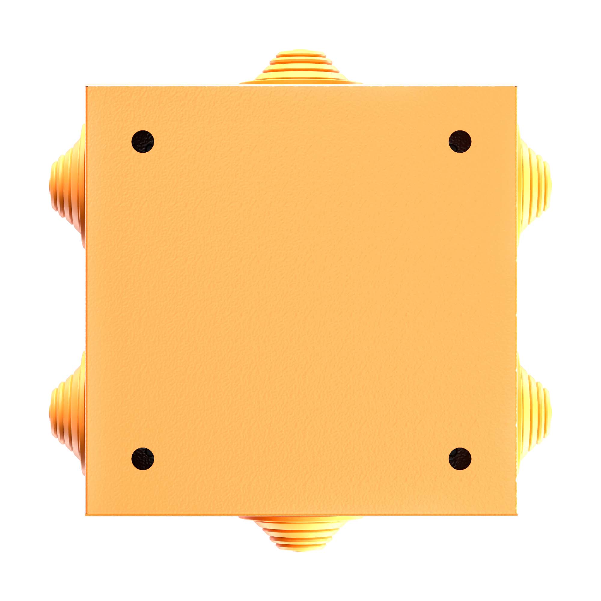 Коробка стальная FS с кабельными вводами и клеммниками, IP55, 150х150х80 мм, 6р, 450V, 32A, 10 мм2, нерж.контакт