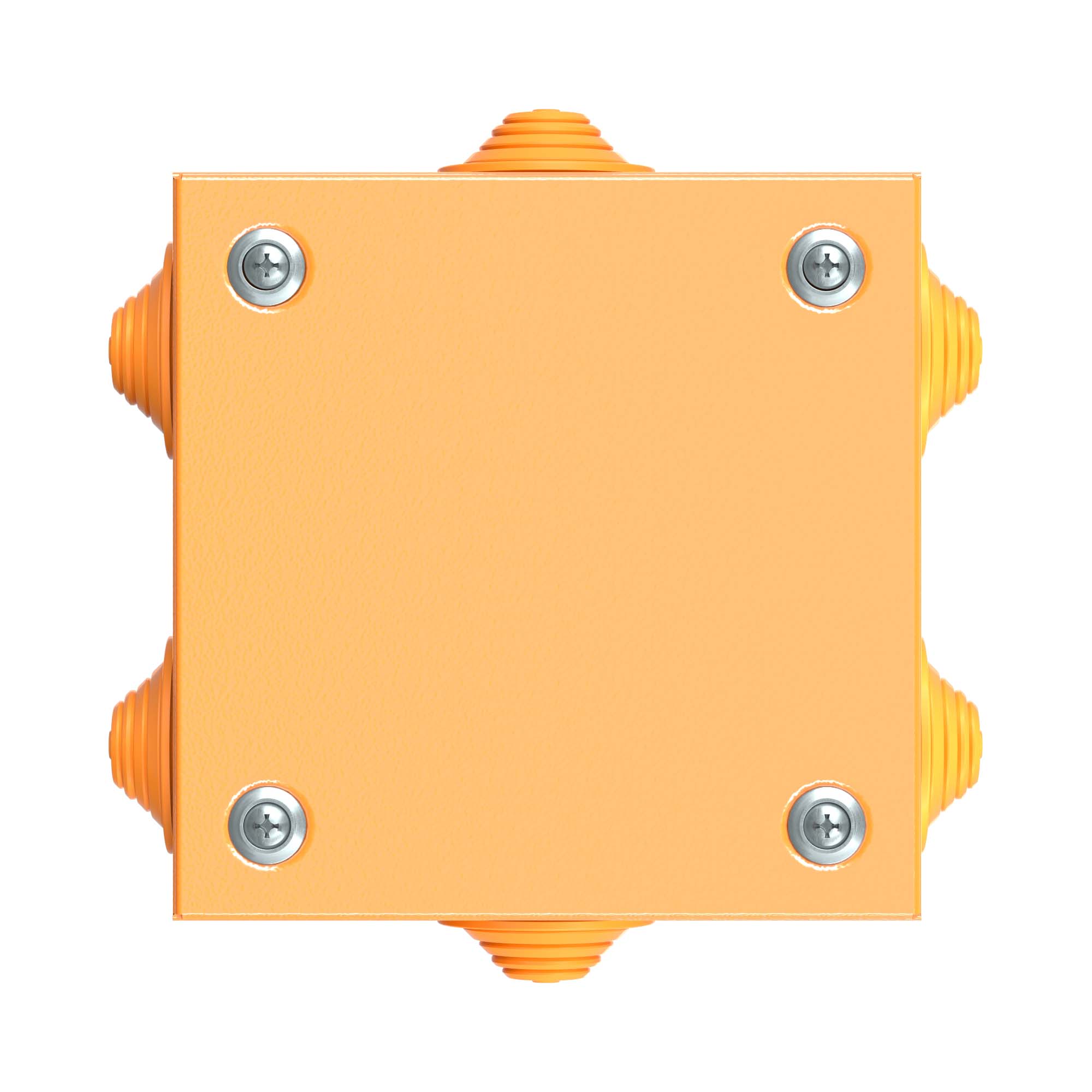 Коробка стальная FS с кабельными вводами и клеммниками, IP55, 150х150х80 мм, 6р, 450V, 32A, 10 мм2, нерж.контакт