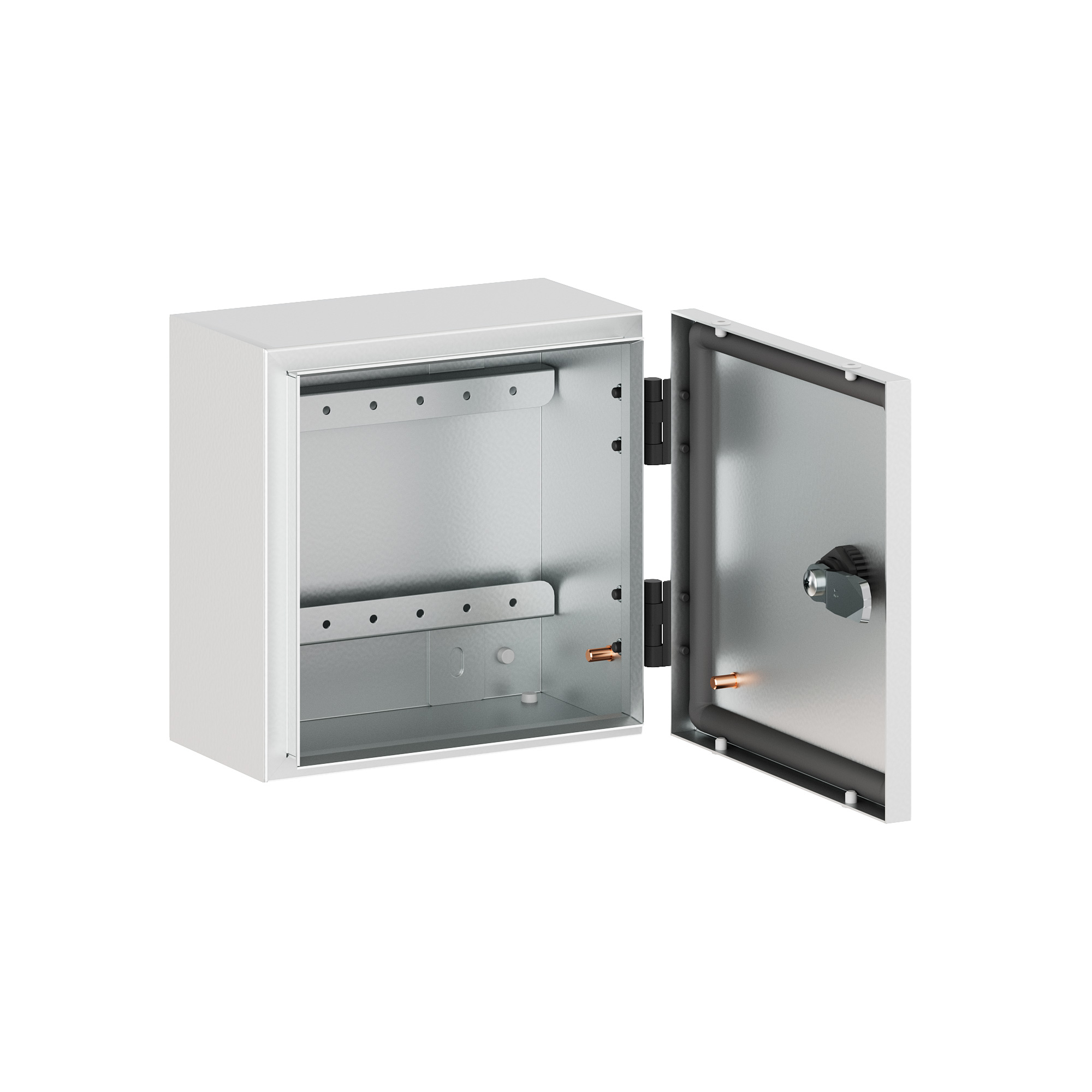 Корпус клеммный металлический SDE ВxШxГ 200x200x120 мм с дверцей, IP55