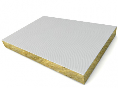 Плита из минерального волокна с огнестойким покрытием, 1000х500х52 мм