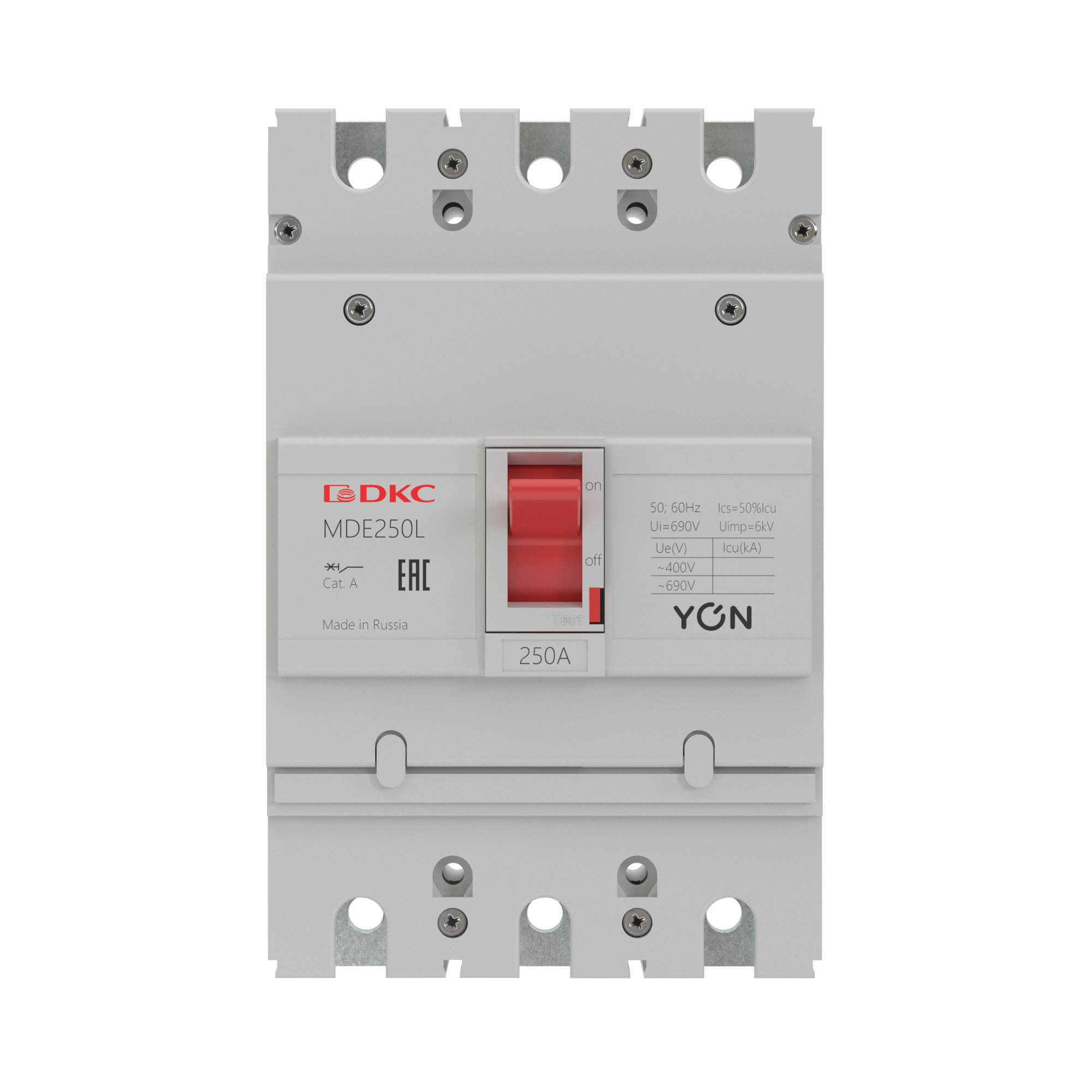 Авт. выкл. YON MDE250N160 3P 160А 25kA