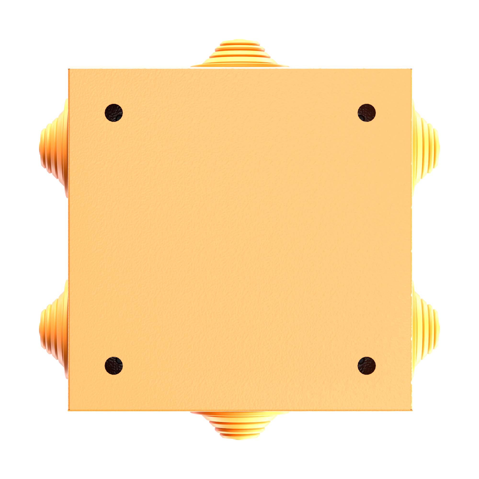 Коробка стальная FS с кабельными вводами и клеммниками, IP55, 150х150х80 мм, 4р, 450V, 32A, 10 мм2, нерж.контакт