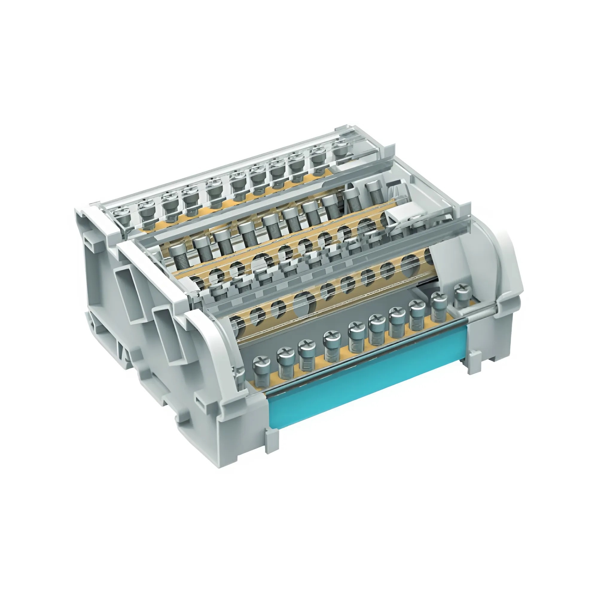 Блок распределения многополюсный 5 полюса, 160А 1/95кв.мм, 8/25кв.мм