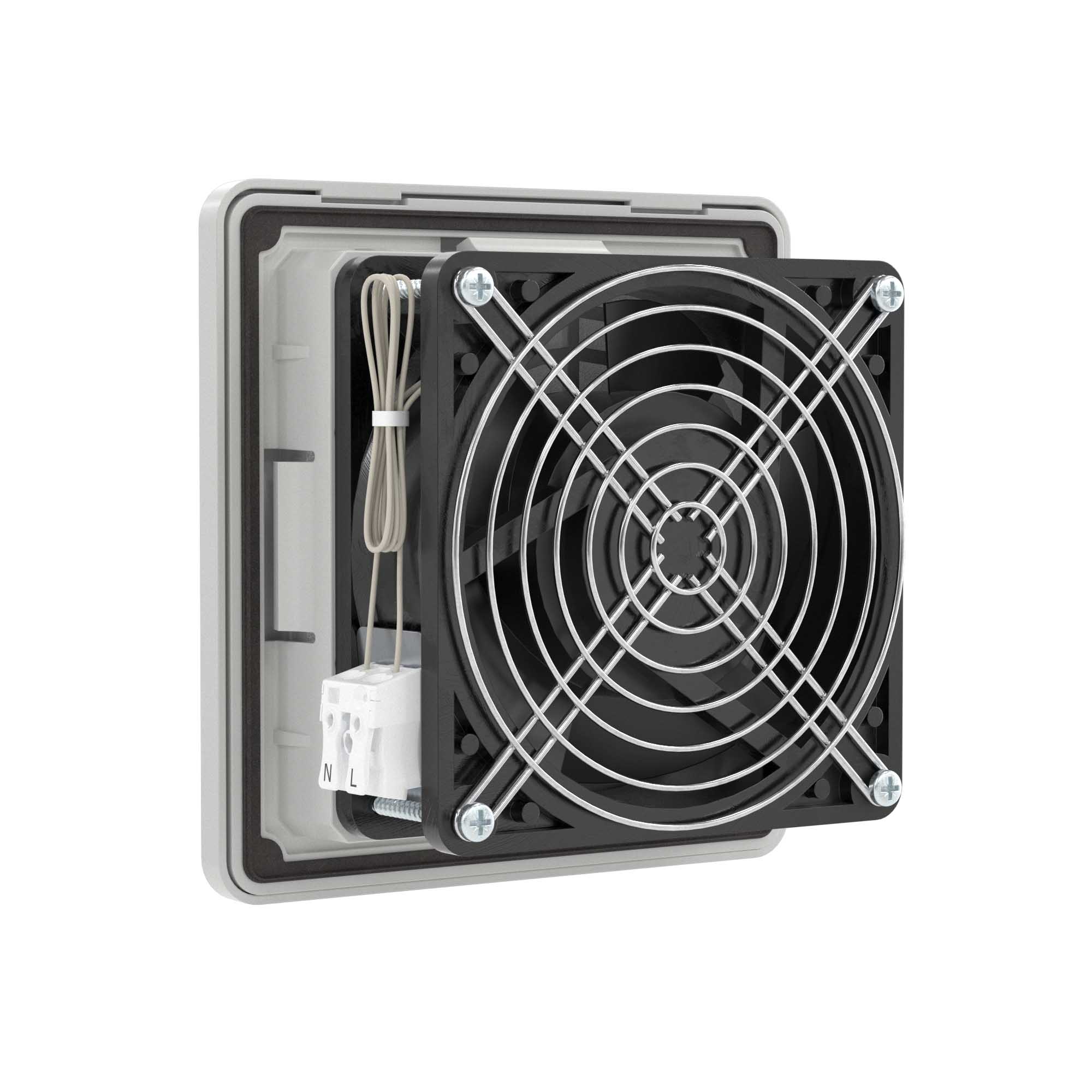 Вентилятор с фильтром RV 50 м3/ч, 24 В DC, 150x150 мм, IP54