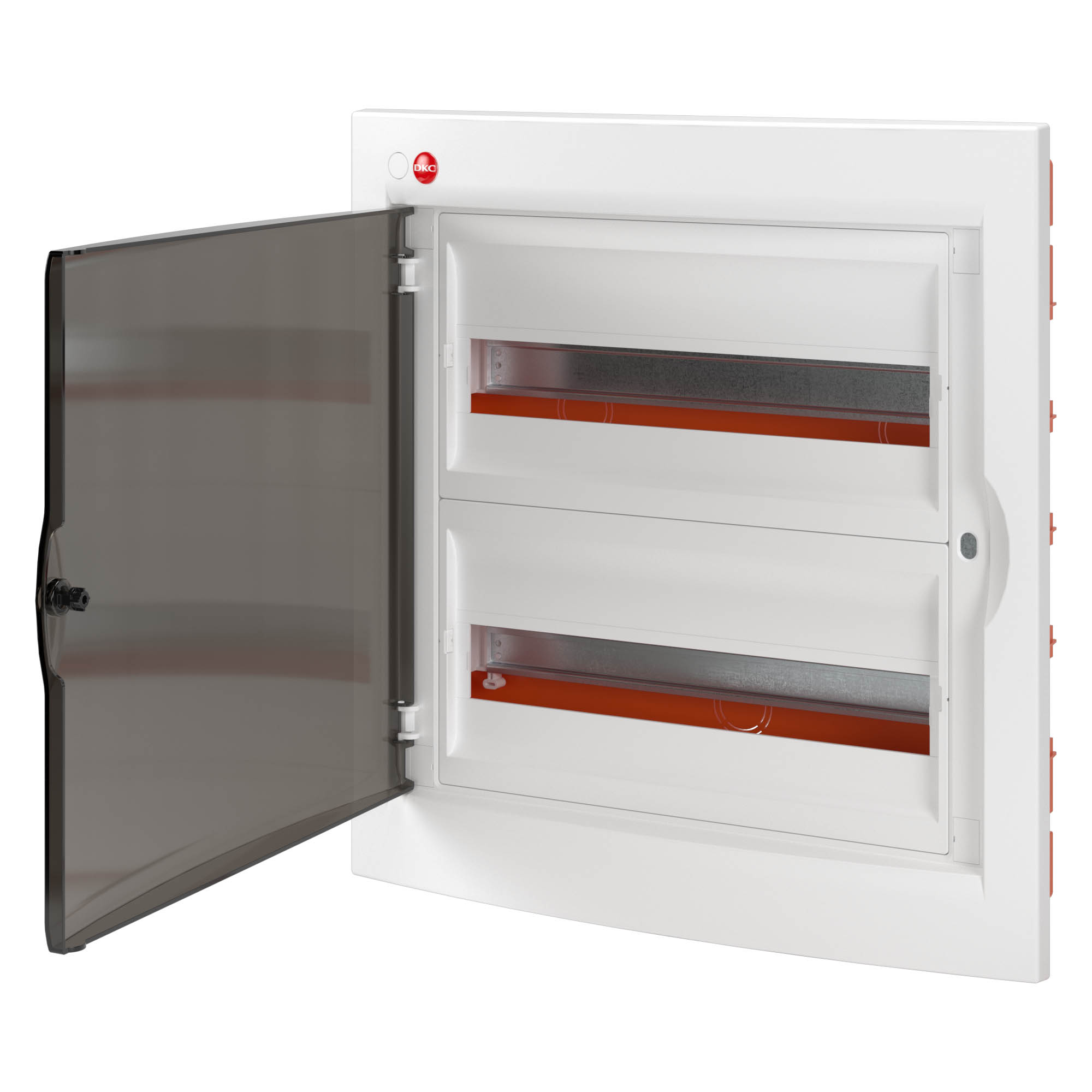 Щиток встраив.с двер.36мод.,IP41,бел., с клем.блок.2х87512 и замком