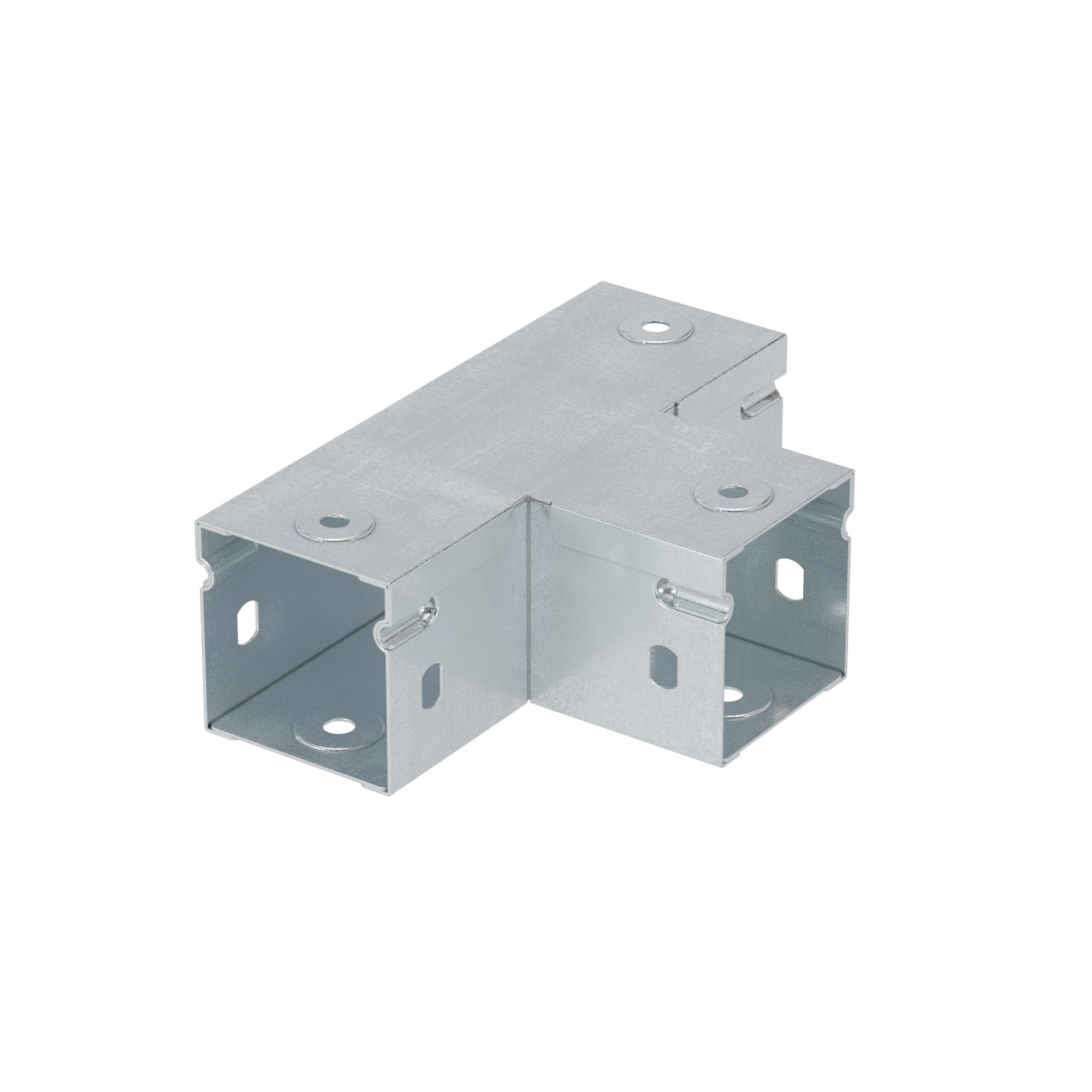 Ответвитель глухой горизонтальный Т-образный 50х50, цинк-ламельный