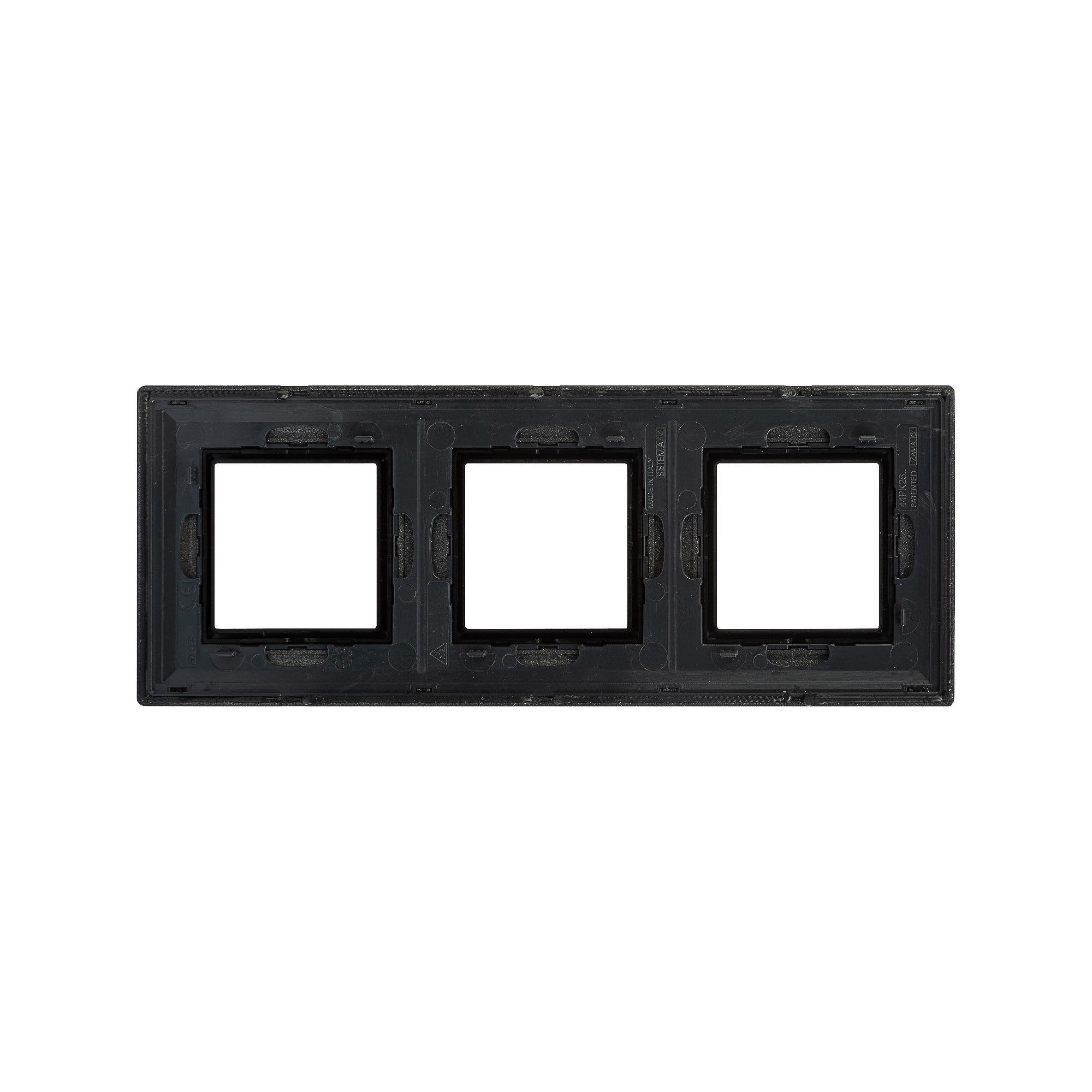 Рамка из металла, "Avanti", графитовая, 3 поста (6 мод.)