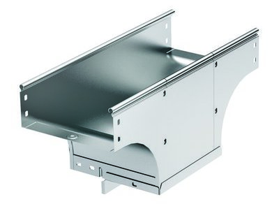 Ответвитель-переходник TDSA Т-образный вертикальный 150/500 в комплекте с крепежными элементами и соединительными пластинами, необходимыми для монтажа