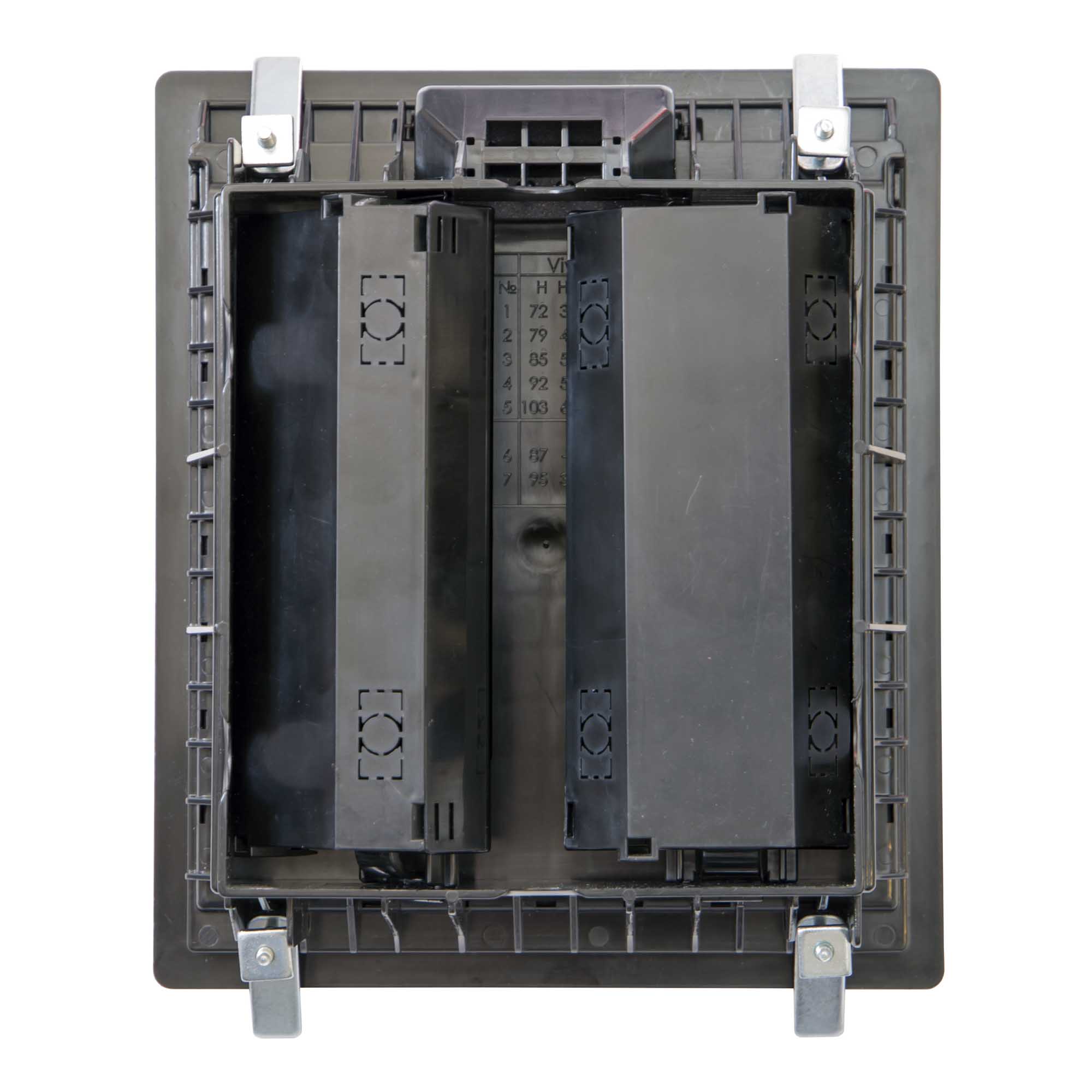 Лючок напольный c изменяемой глубиной, 8 модулей 