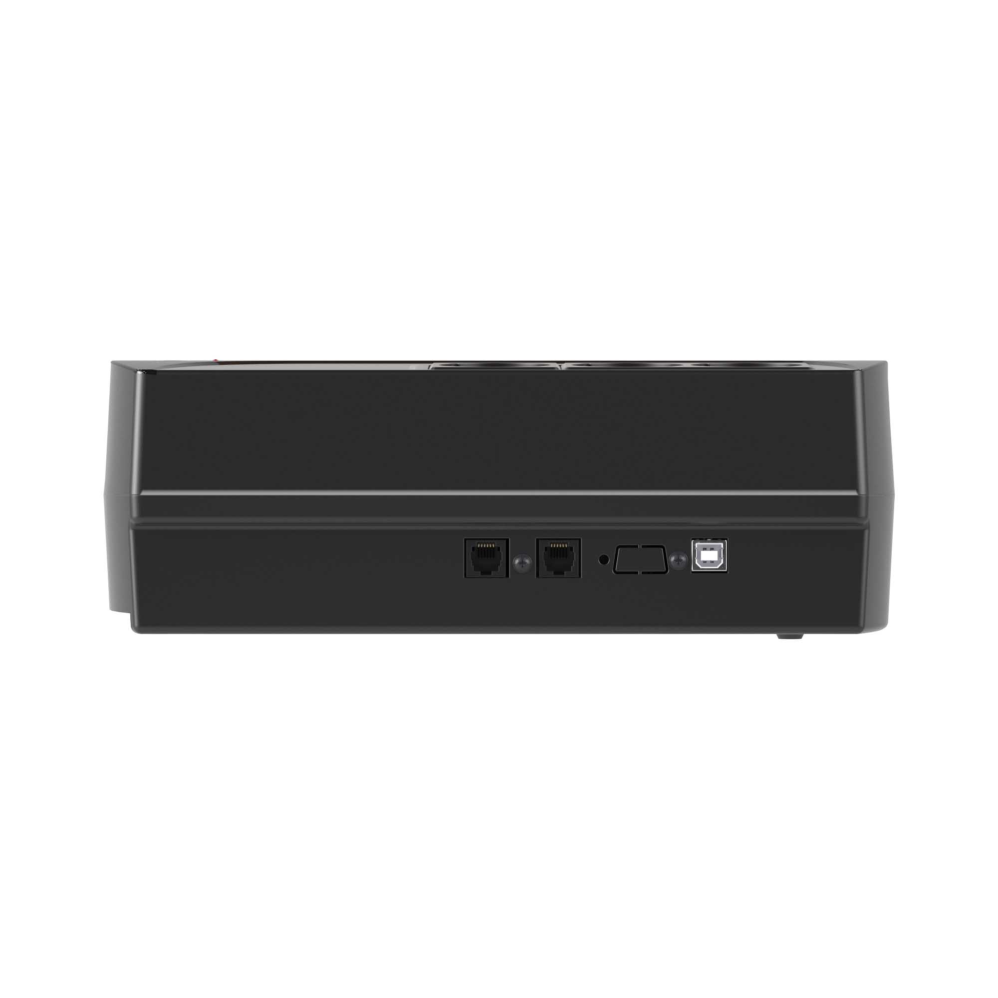 Линейно-интерактивный ИБП ДКС серии Info PDU, 600 ВА/360 Вт, 1/1, 6xSchuko,  USB для зарядки (2), USB + RJ11, 1x7Aч