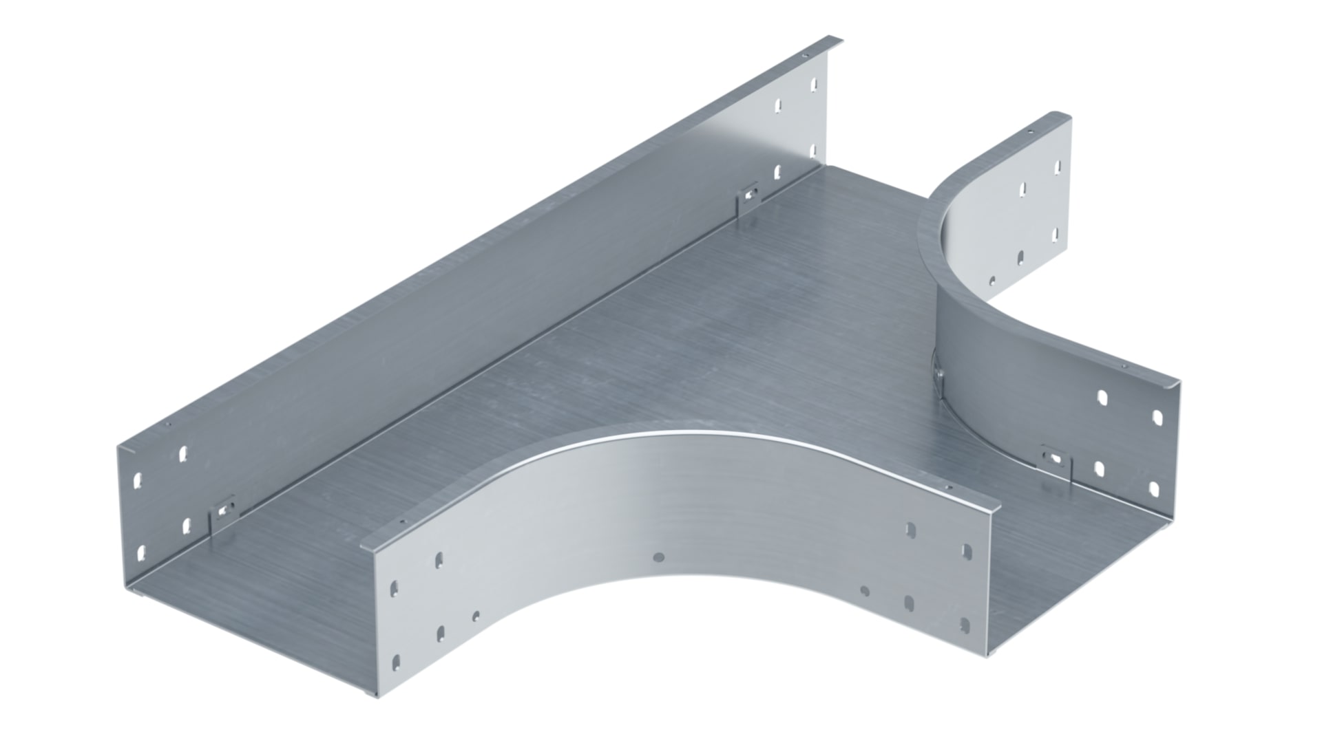 Ответвитель Т-образный 50х50, 1,2 мм, цинк-ламель, в комплекте с крепежными элементами и соединительными пластинами, необходимыми для монтажа