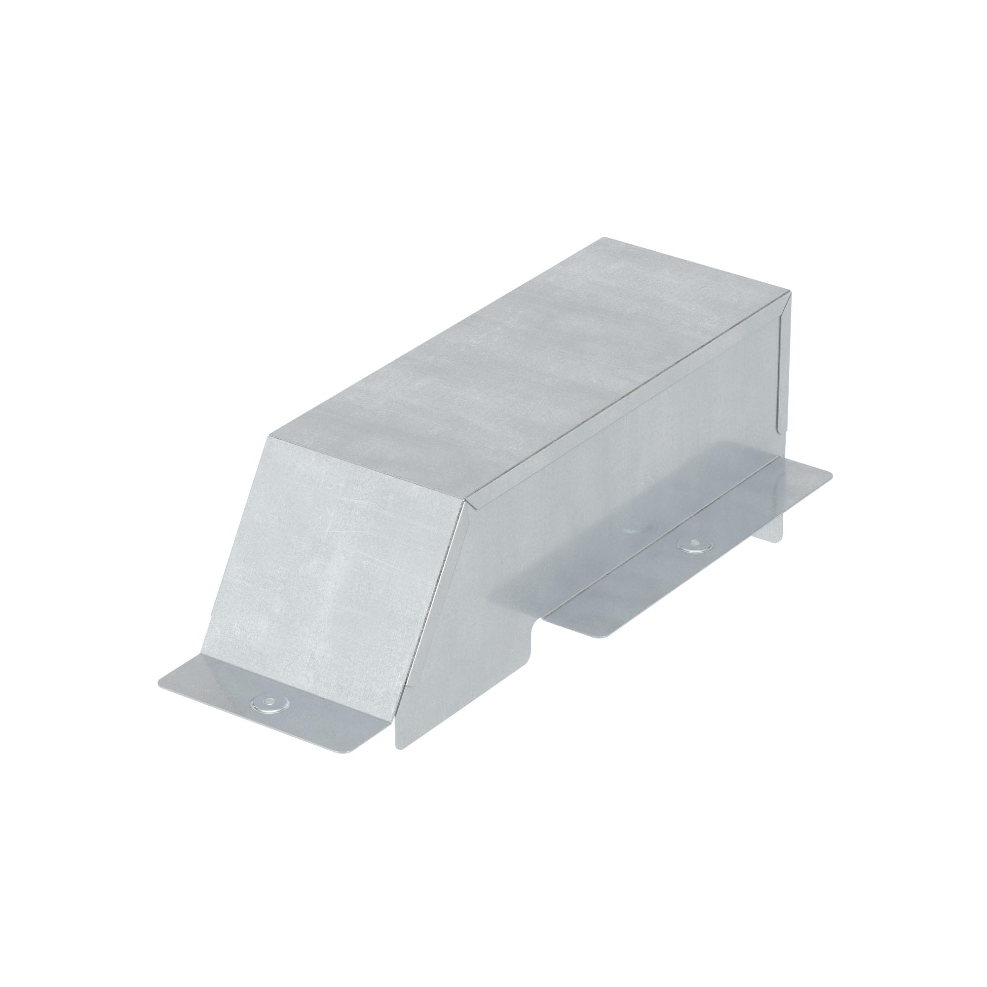 Ответвитель-крышка Т-обр - переходник DDT 100/100 в комплекте скрепежными элементами и соединительными пластинами, необходимыми длямонтажа, горячеоцинкованный