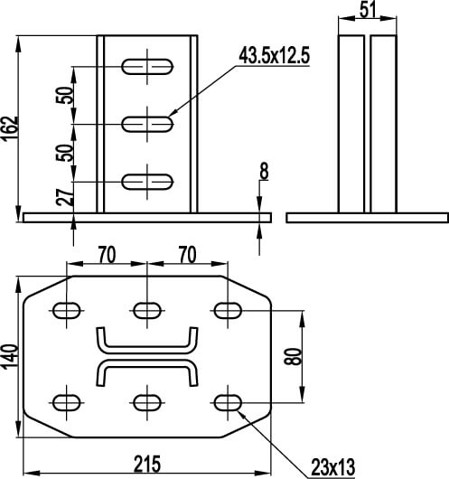 Чертеж BSF5001HDZ