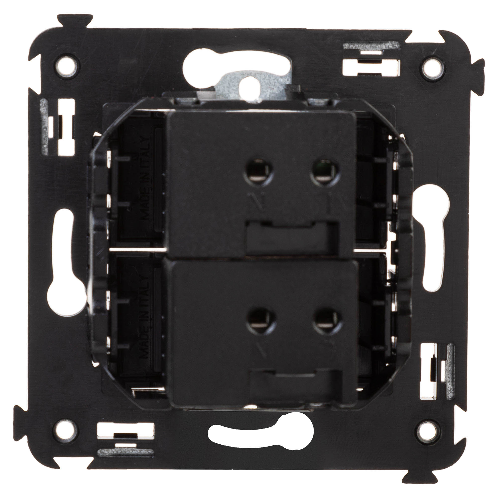 USB зарядное устройство в стену, "Avanti", "Черный матовый", 2.1 А