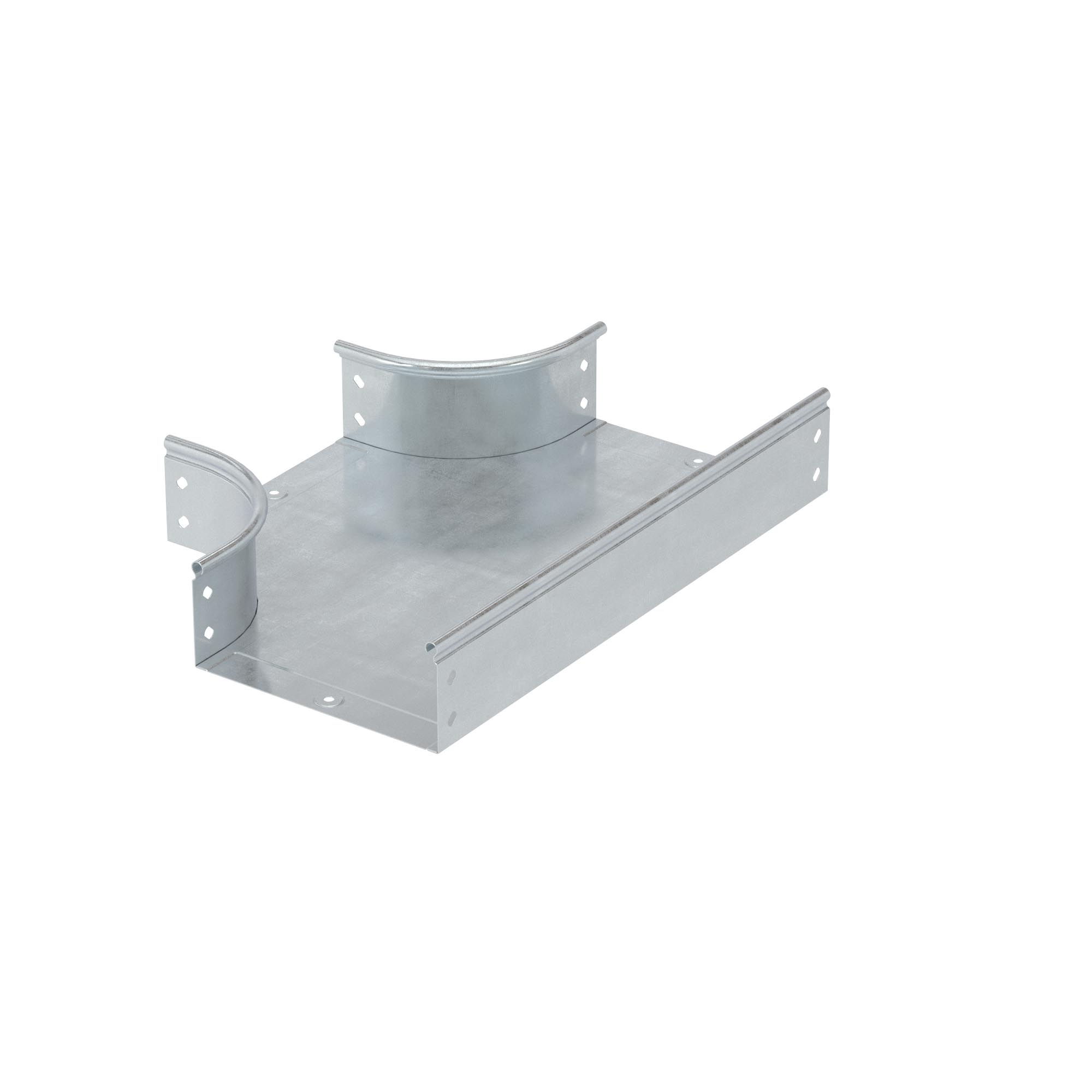 Ответвитель DPT Т-образный горизонтальный  150х50 в комплекте скрепежными элементами и соединительными пластинами, необходимыми длямонтажа, цинк-ламельный