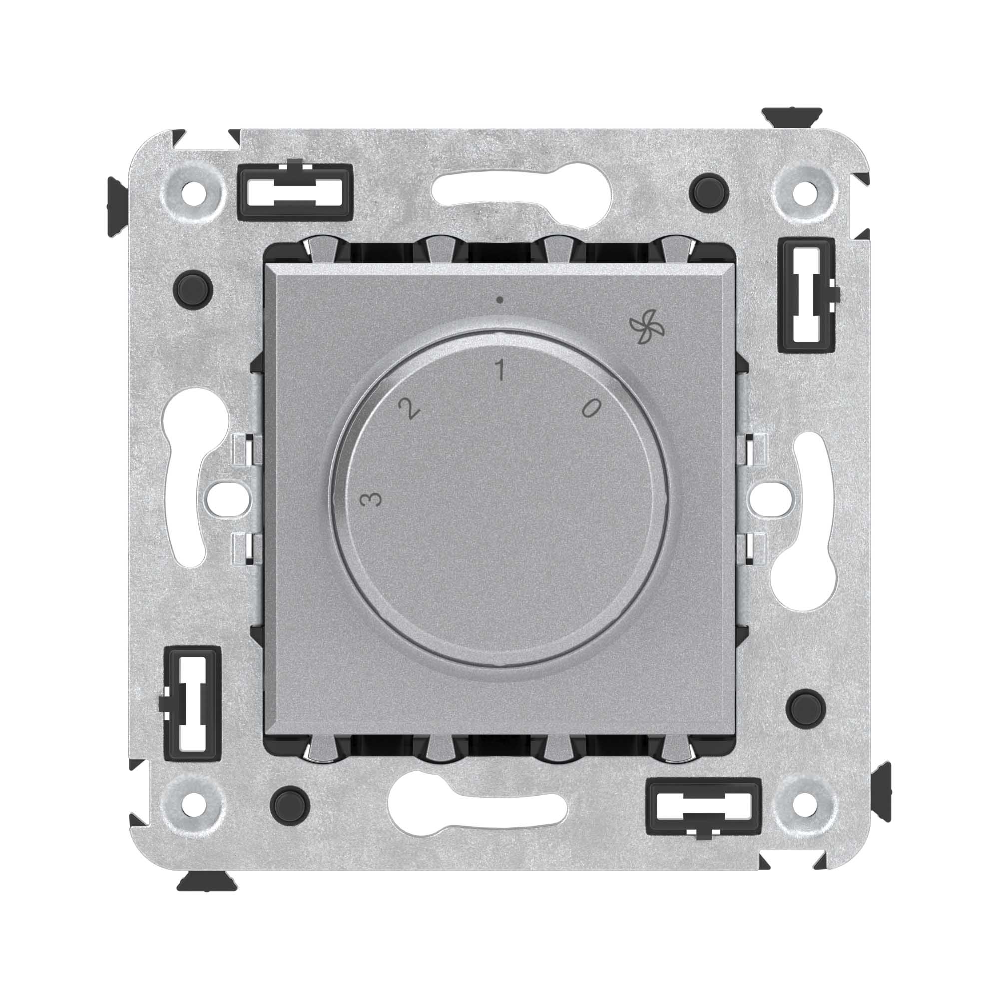 Механизм управления вентиляторами в стену, "Avanti", "Закаленная сталь"