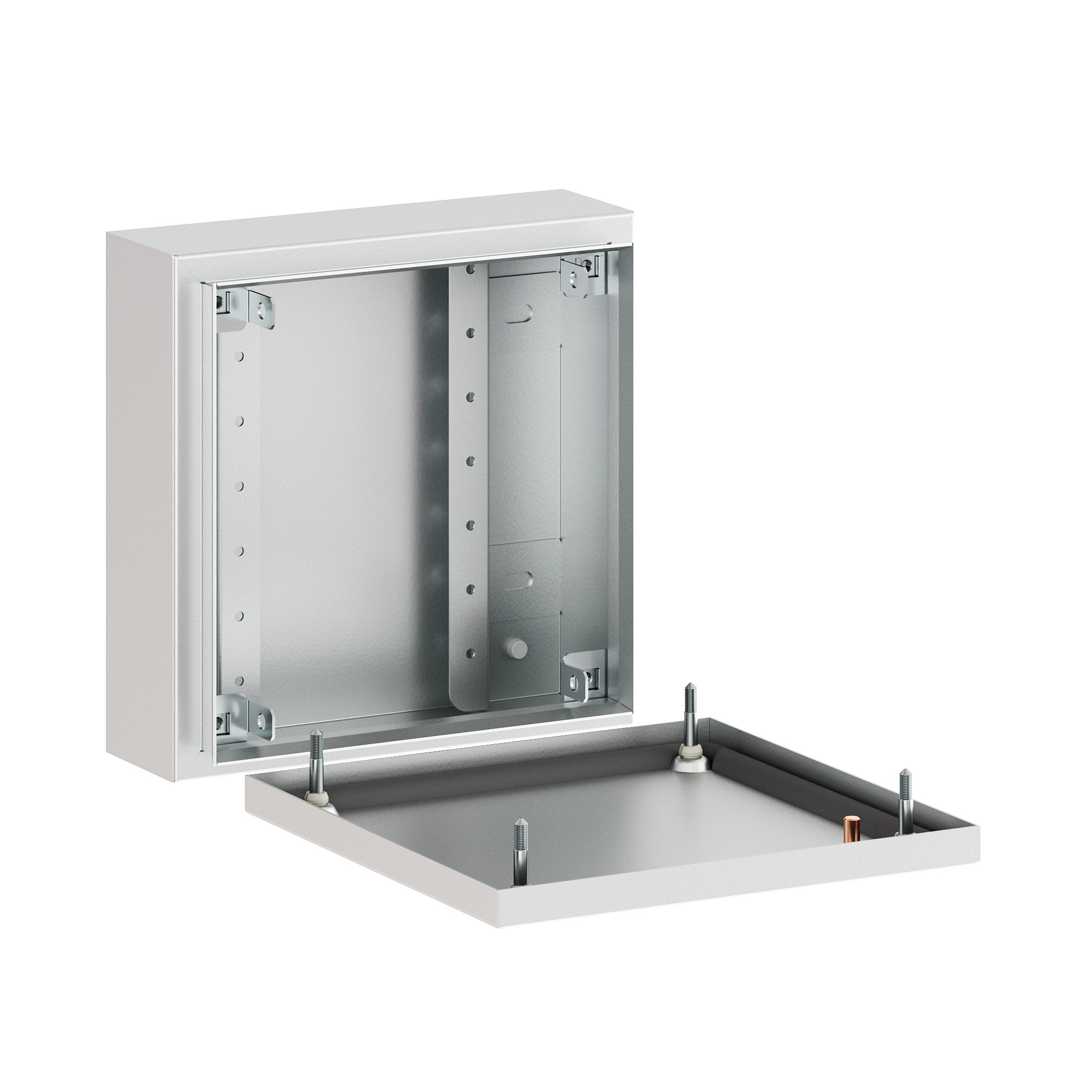 Корпус клеммный металлический SDE ВxШxГ 200x200x80 мм, IP66