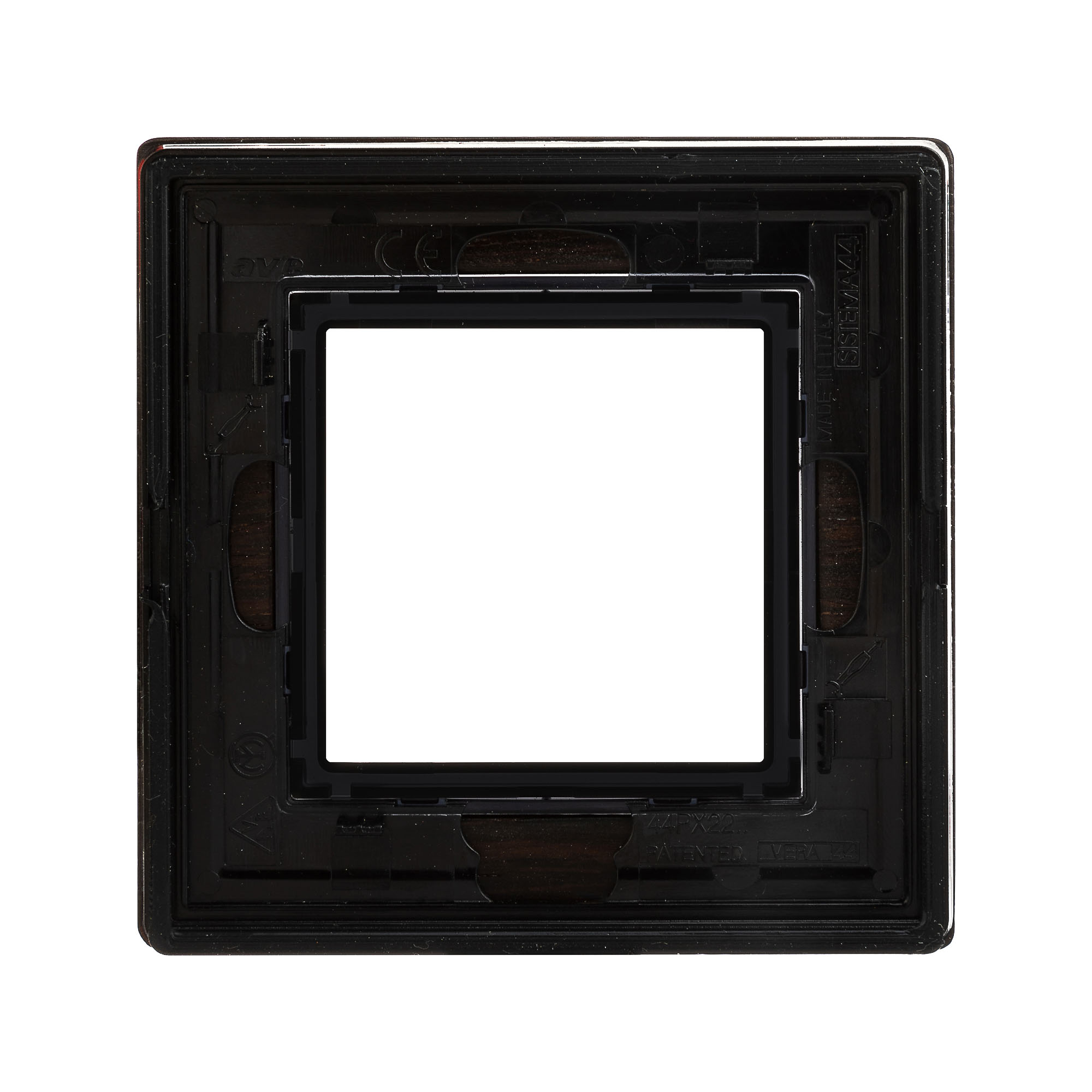 Рамка из натурального дерева, "Avanti", венге, 1 пост (2 мод.)