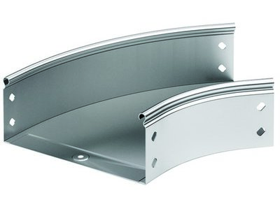 Угол CPO 45 горизонтальный 45° 300х80 в комплекте с крепежными элементами и соединительными пластинами, необходимыми для монтажа, горячеоцинкованный