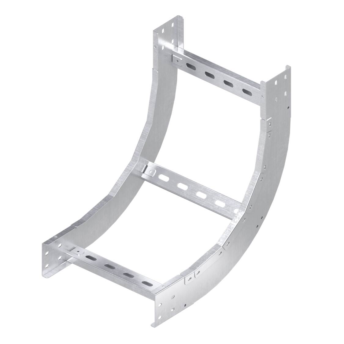 Угол вертикальный внутренний 90 градусов, 50х500 R300, цинк-ламельный в комплекте с крепежными элементами и соединительными пластинами, необходимыми для монтажа