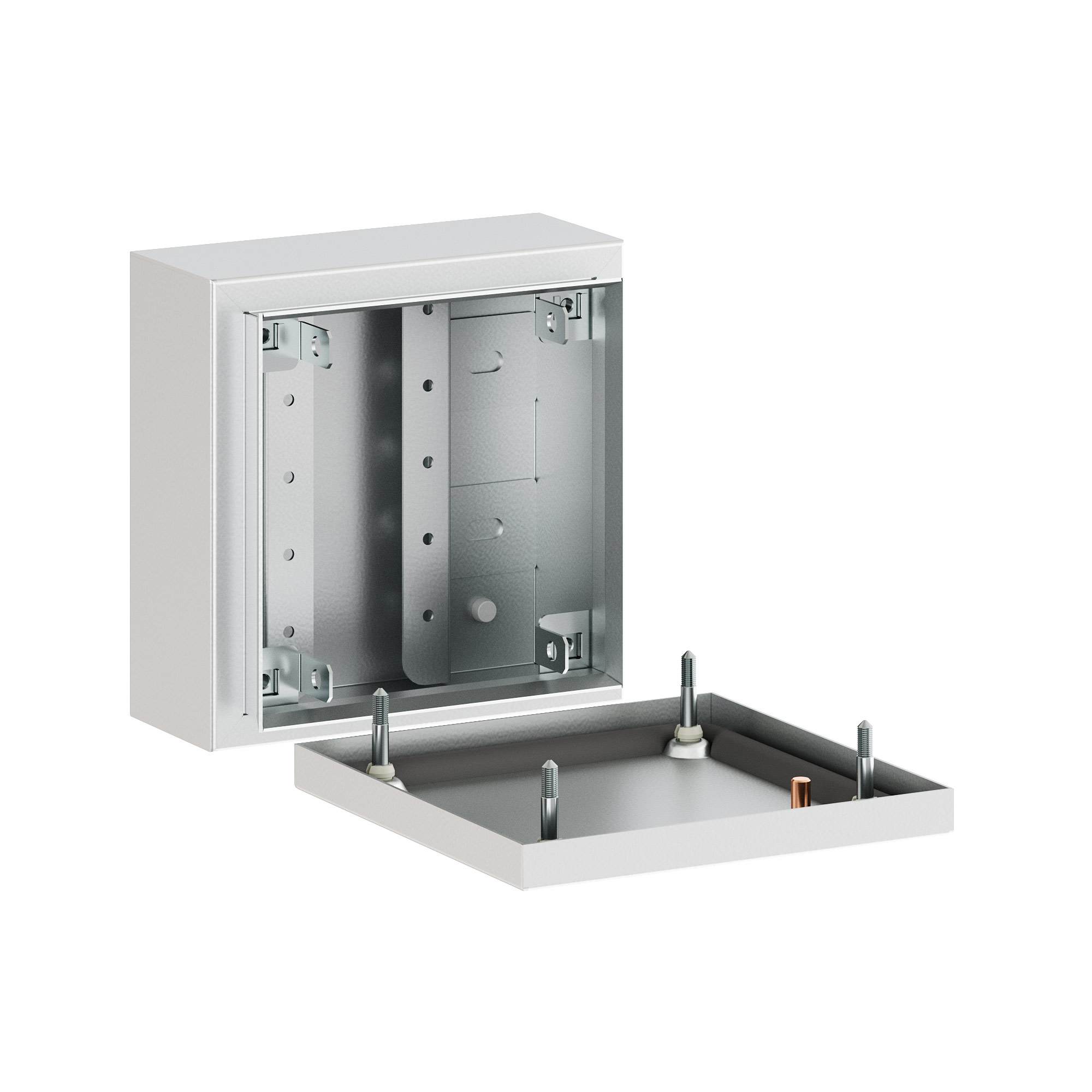 Корпус клеммный металлический SDE ВxШxГ 150x150x80 мм, IP66