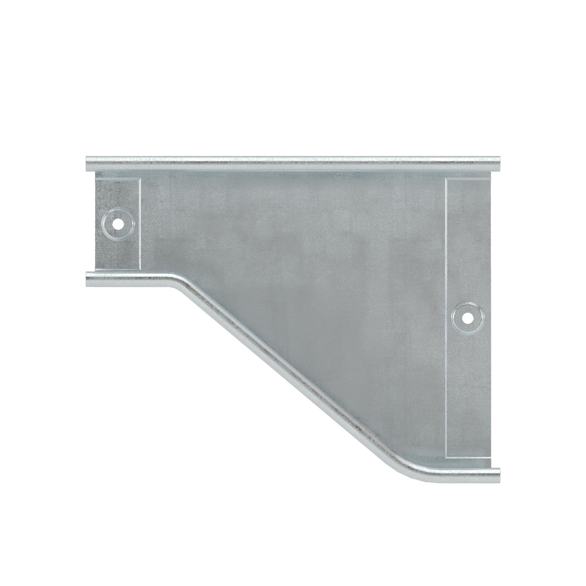 Переходник RRD правосторонний  150/100 H80 в комплекте с крепежнымиэлементами и соединительными пластинами, необходимыми для монтажа, цинк-ламельный