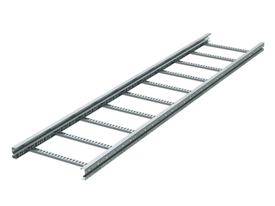 Лоток лестничный 100х400, лонжерон 2 мм, L 6 м, горячий цинк