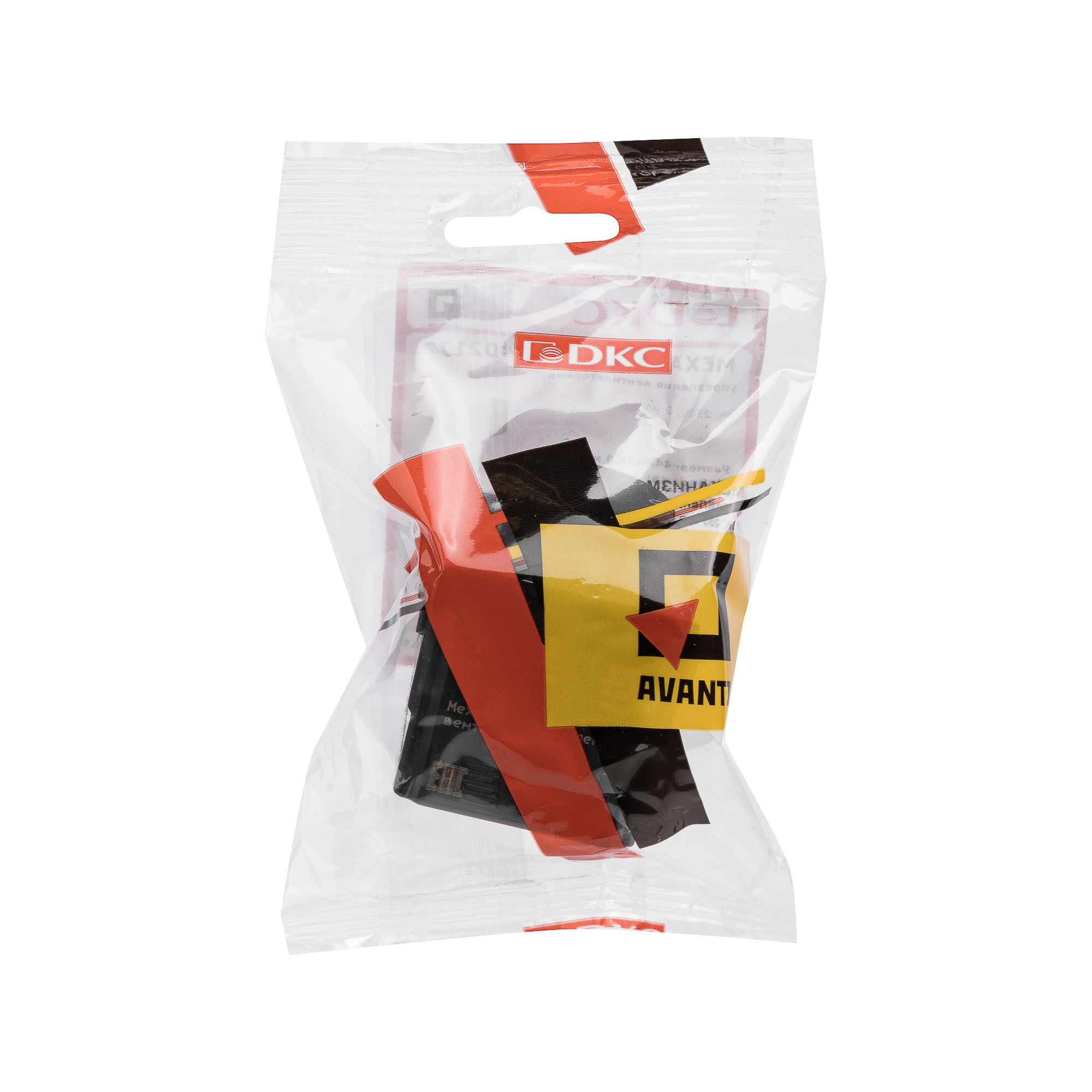 Механизм управления вентиляторами модульный, "Avanti", "Черный квадрат", 2 модуля