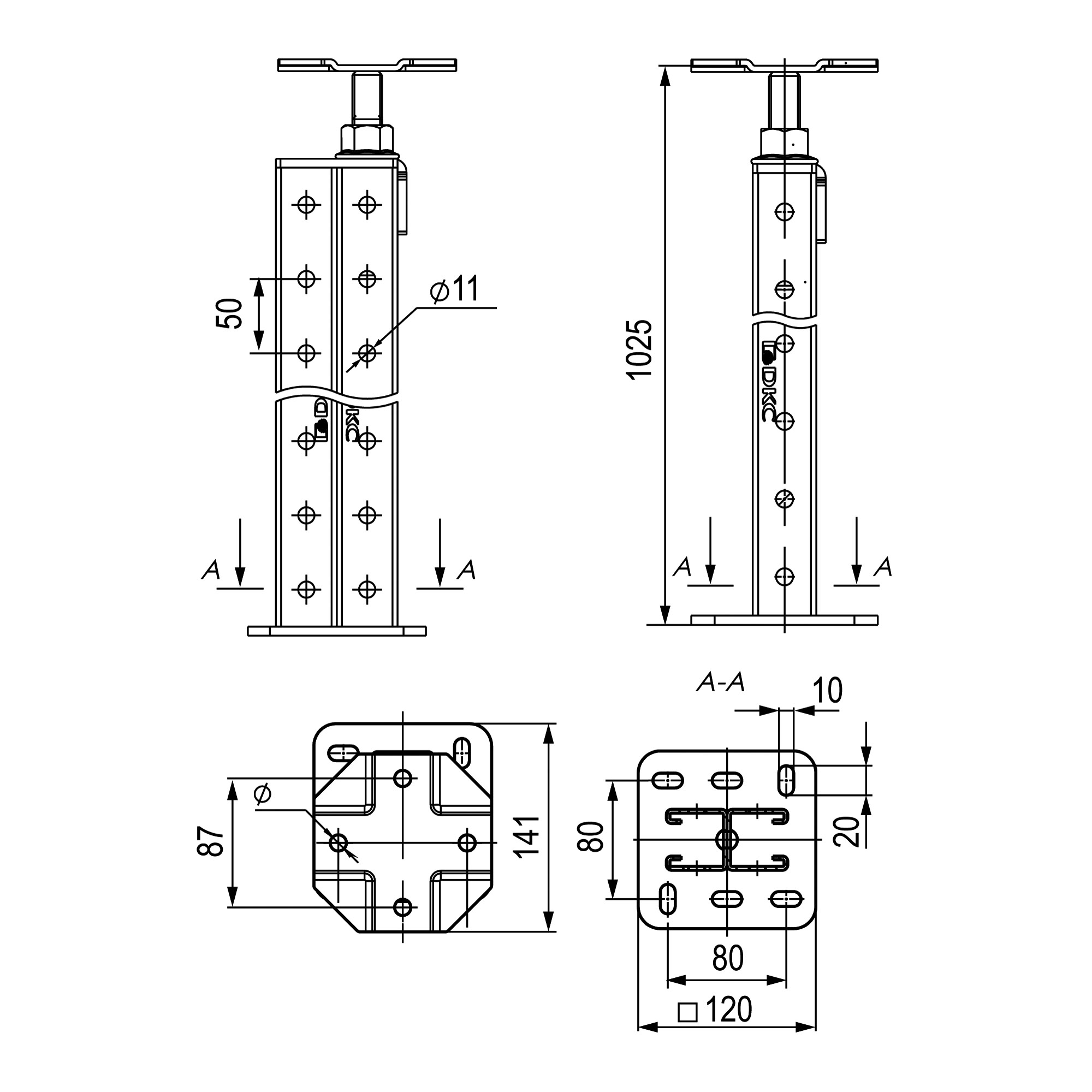 Чертеж STD1025