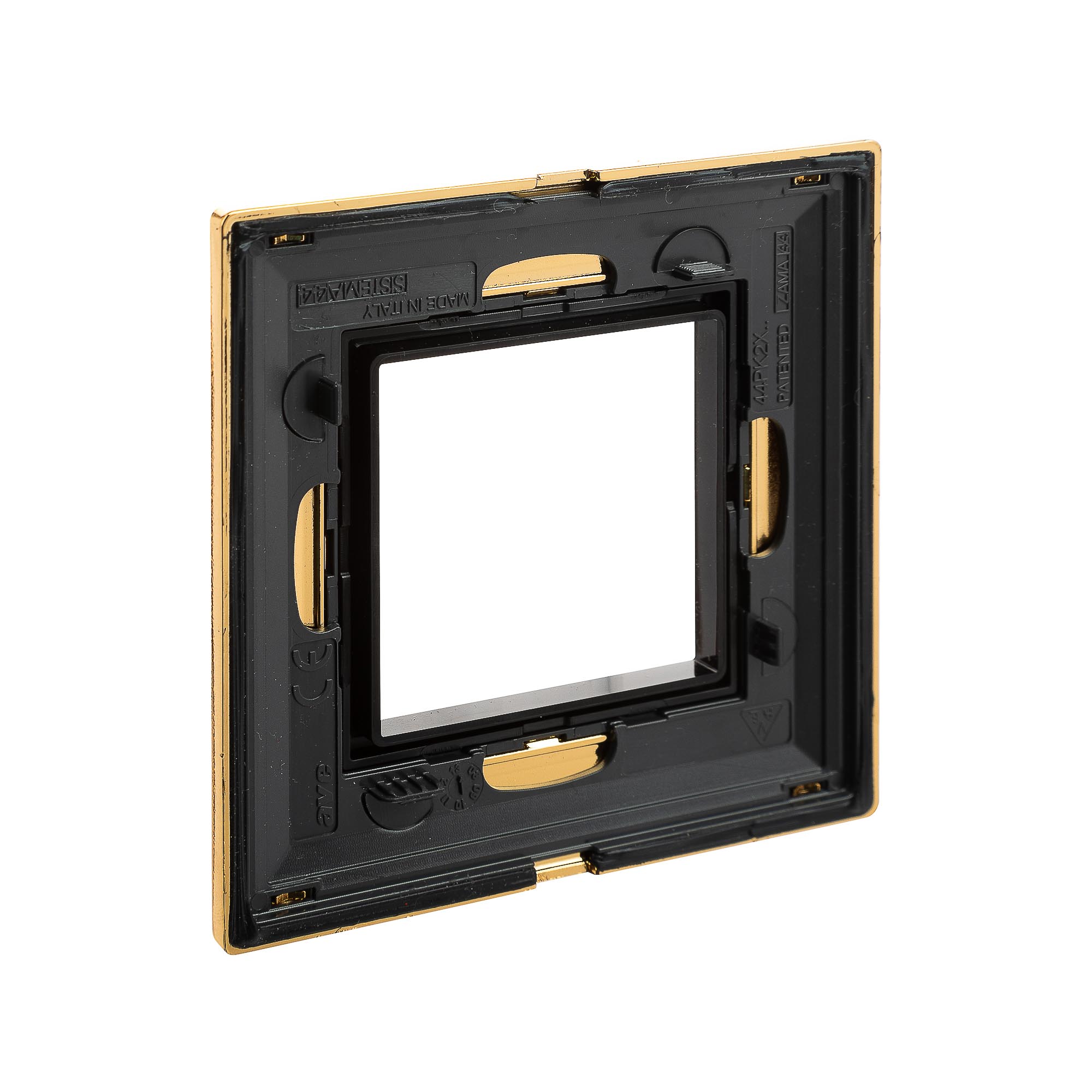 Рамка из металла, "Avanti", золотая, 1 пост (2 мод.)