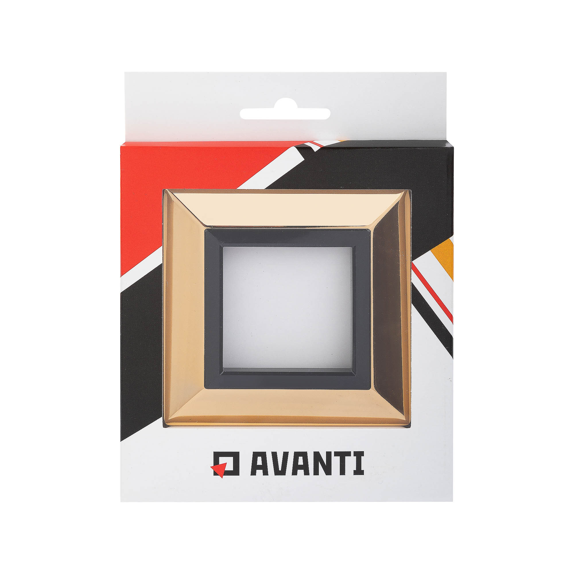 Рамка из металла, "Avanti", золотая, 1 пост (2 мод.)