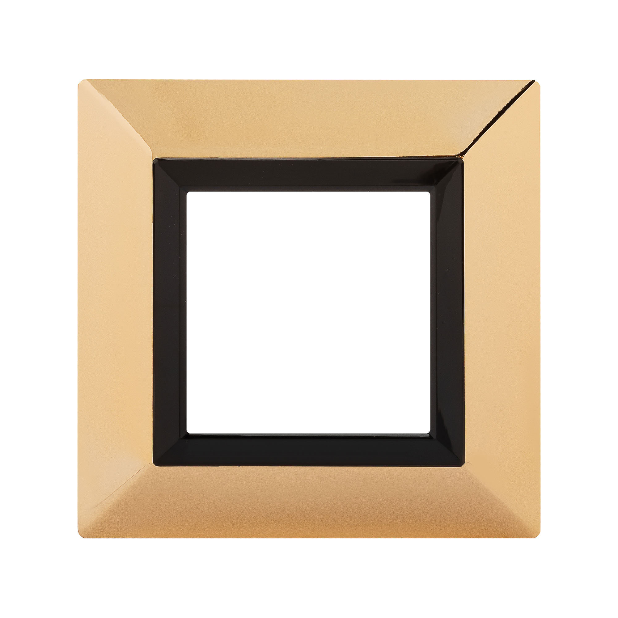 Рамка из металла, "Avanti", золотая, 1 пост (2 мод.)