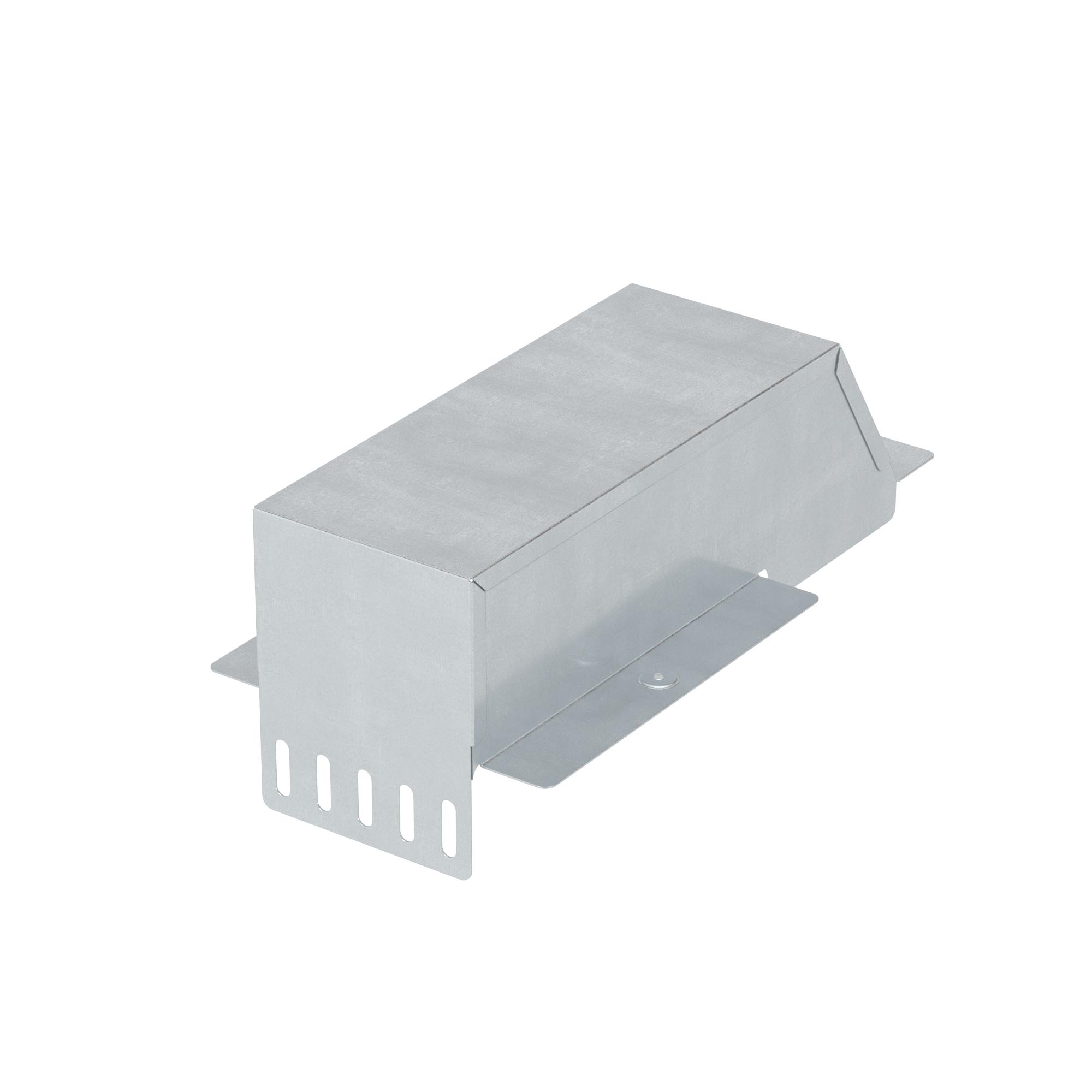 Ответвитель-крышка Т-обр-переходник DDT 150/100 в комплекте с крепежнымиэлементами и соединительными пластинами, необходимыми для монтажа