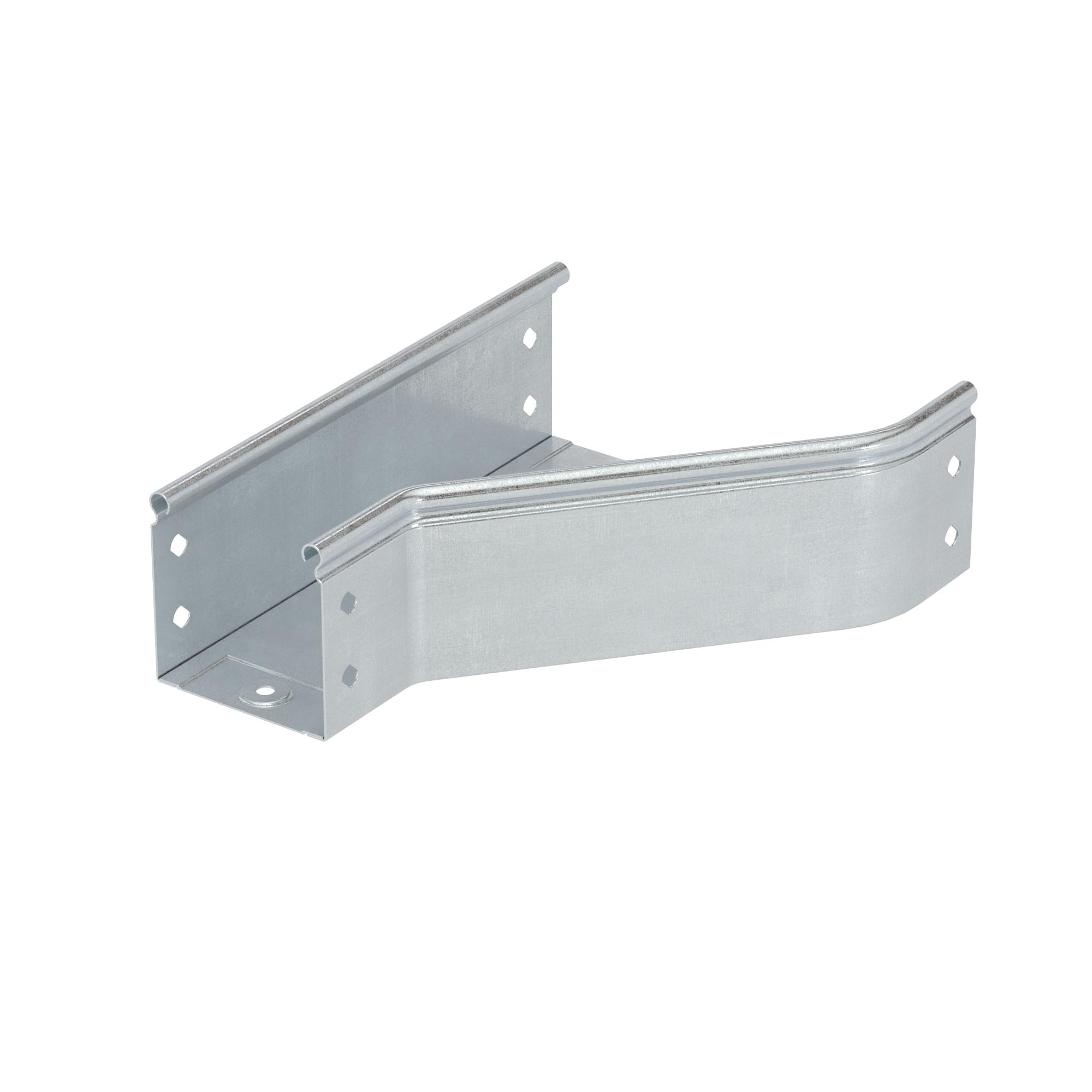 Переходник RRD правосторонний 600/400 H100 в комплекте с крепежными элементами и соединительными пластинами, необходимыми для монтаж