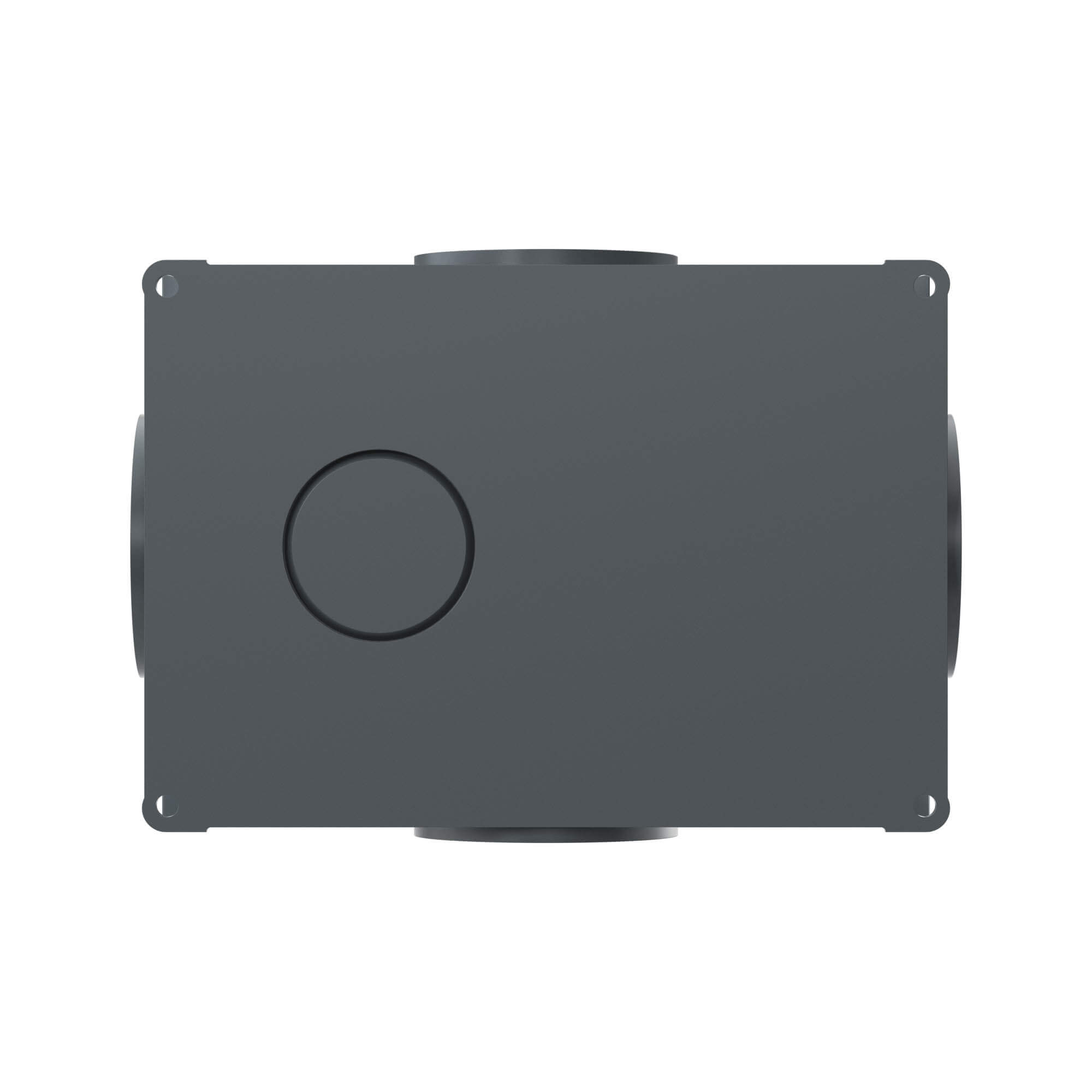 Смотровой переходной колодец с крышкой для двустенных труб, 335х240х255мм